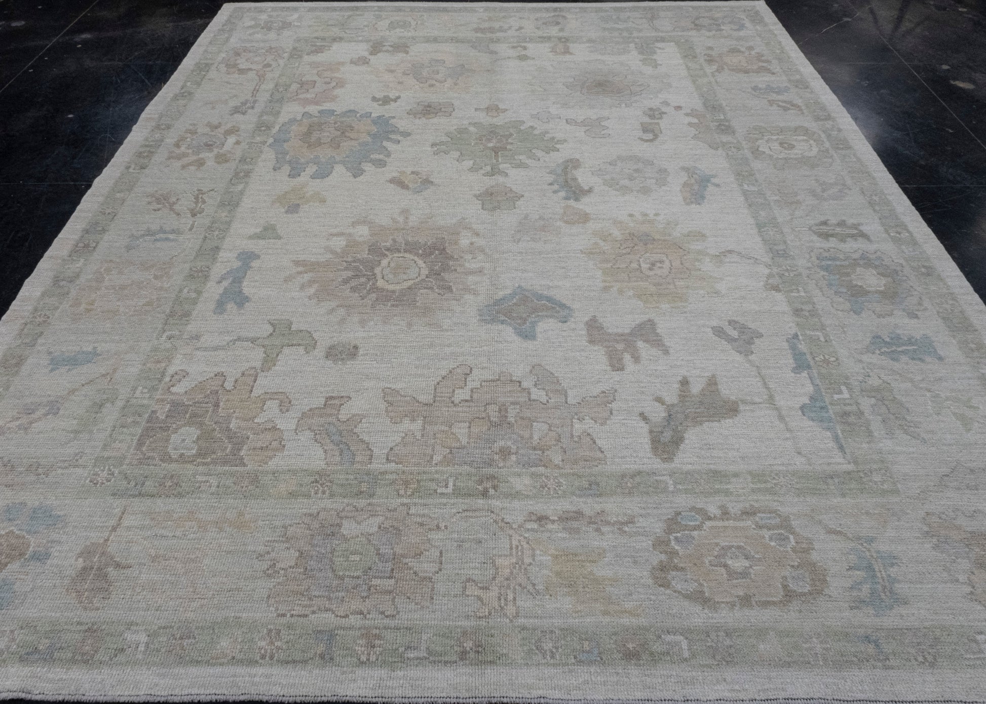 Turkish Oushak Rug 8'7" x 10'4" #16089
