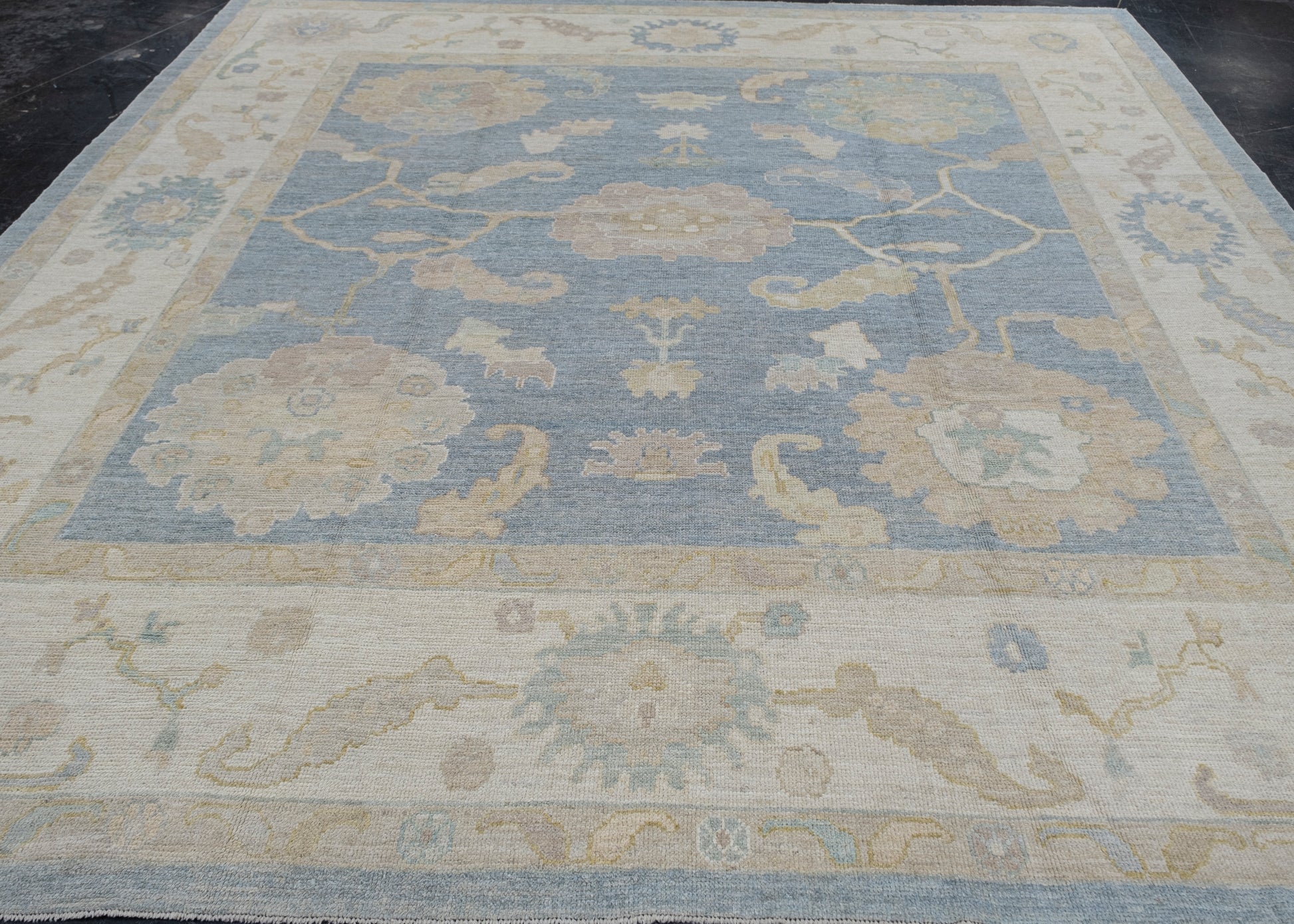 Square Turkish Oushak Rug 10'2" x 10'5" #11670