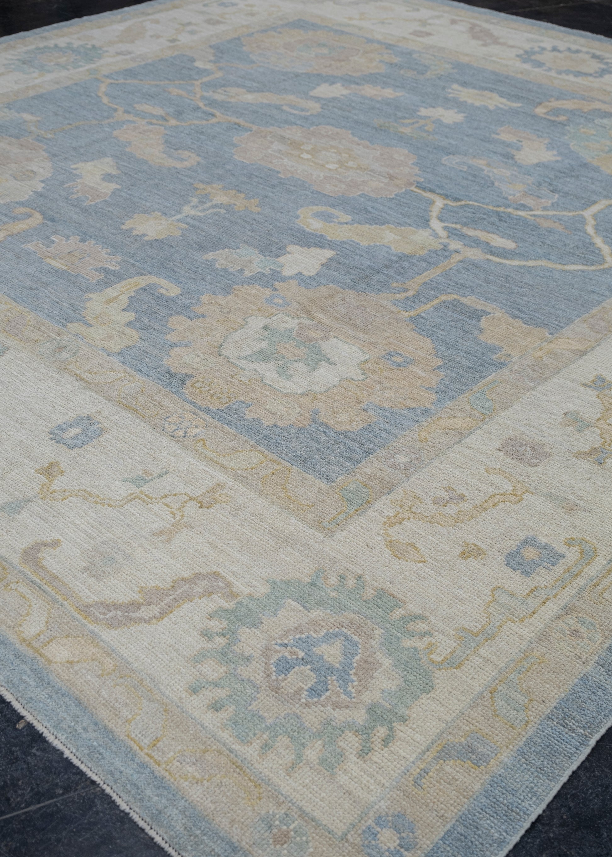 Square Turkish Oushak Rug 10'2" x 10'5" #11670
