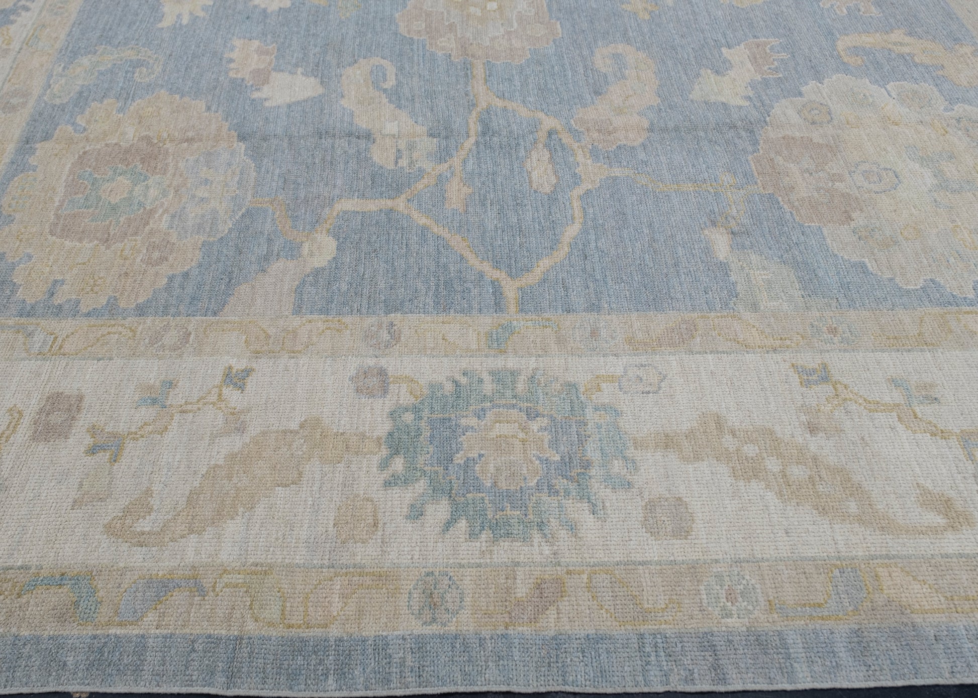 Square Turkish Oushak Rug 10'2" x 10'5" #11670