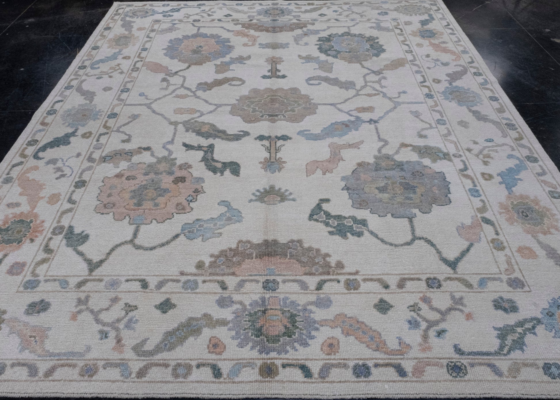 Turkish Oushak Rug 8'4" x 9'8" #16743