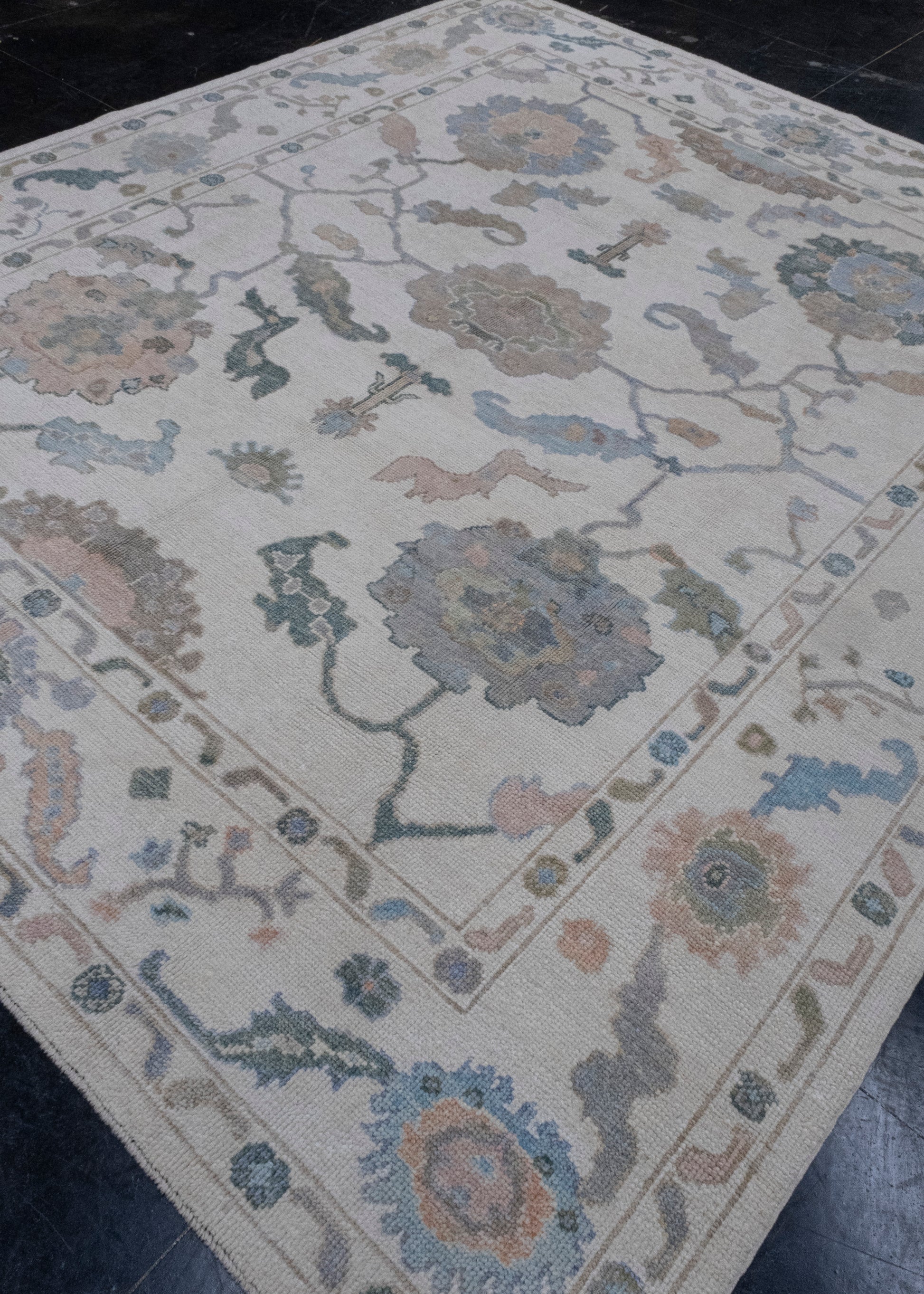 Turkish Oushak Rug 8'4" x 9'8" #16743