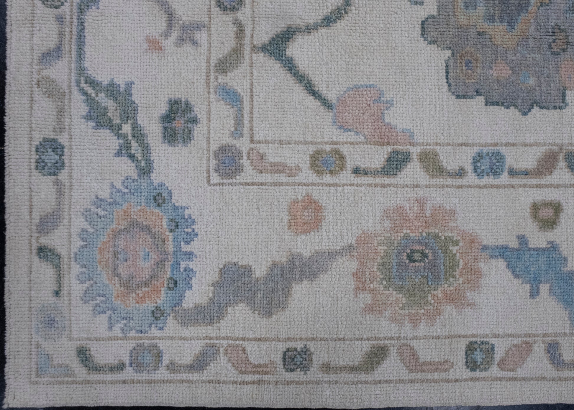 Turkish Oushak Rug 8'4" x 9'8" #16743