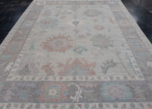 Turkish Oushak Rug 8'7" x 10'5" #16091