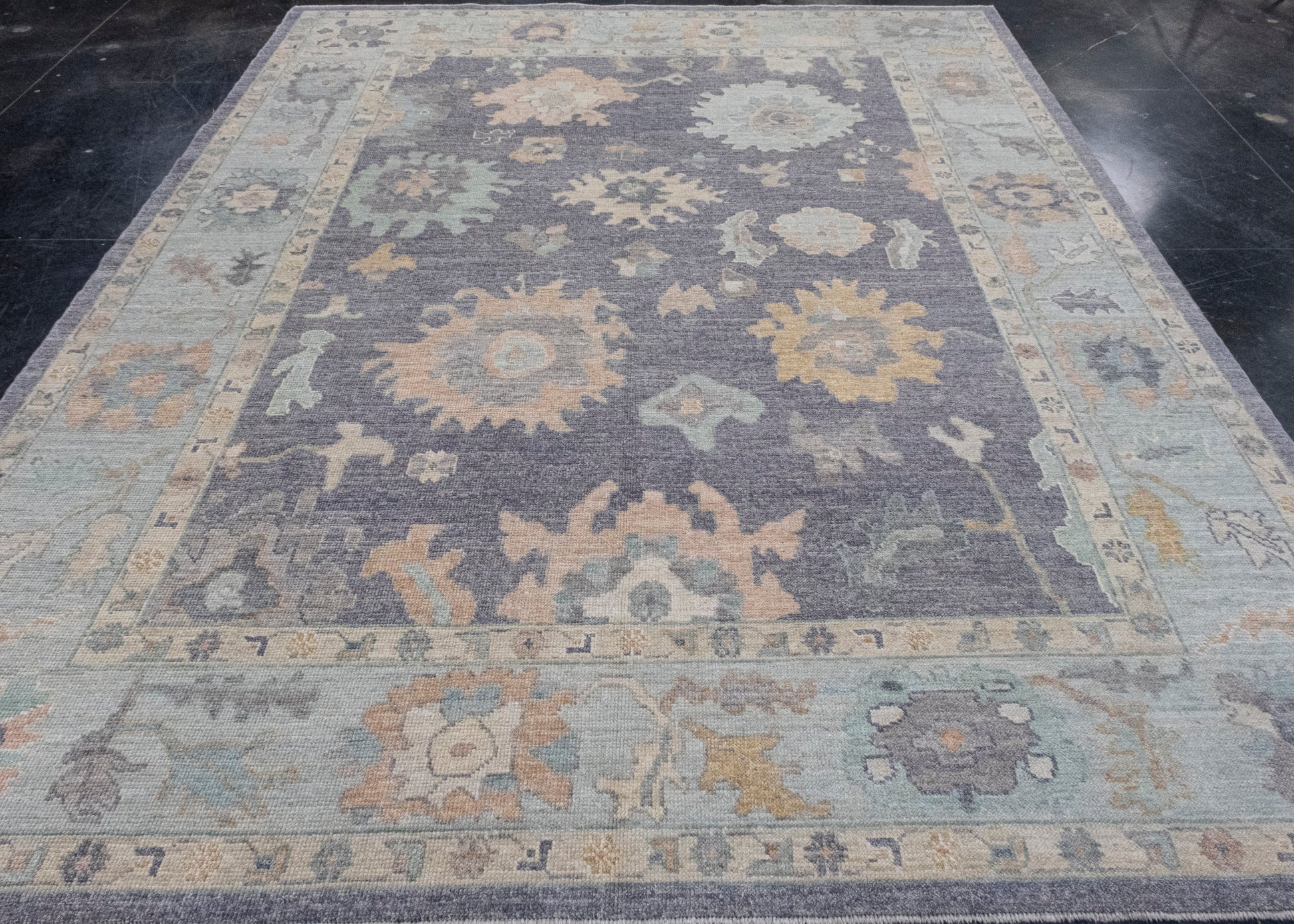 Turkish Oushak Rug 8'5" x 10'5" #16547