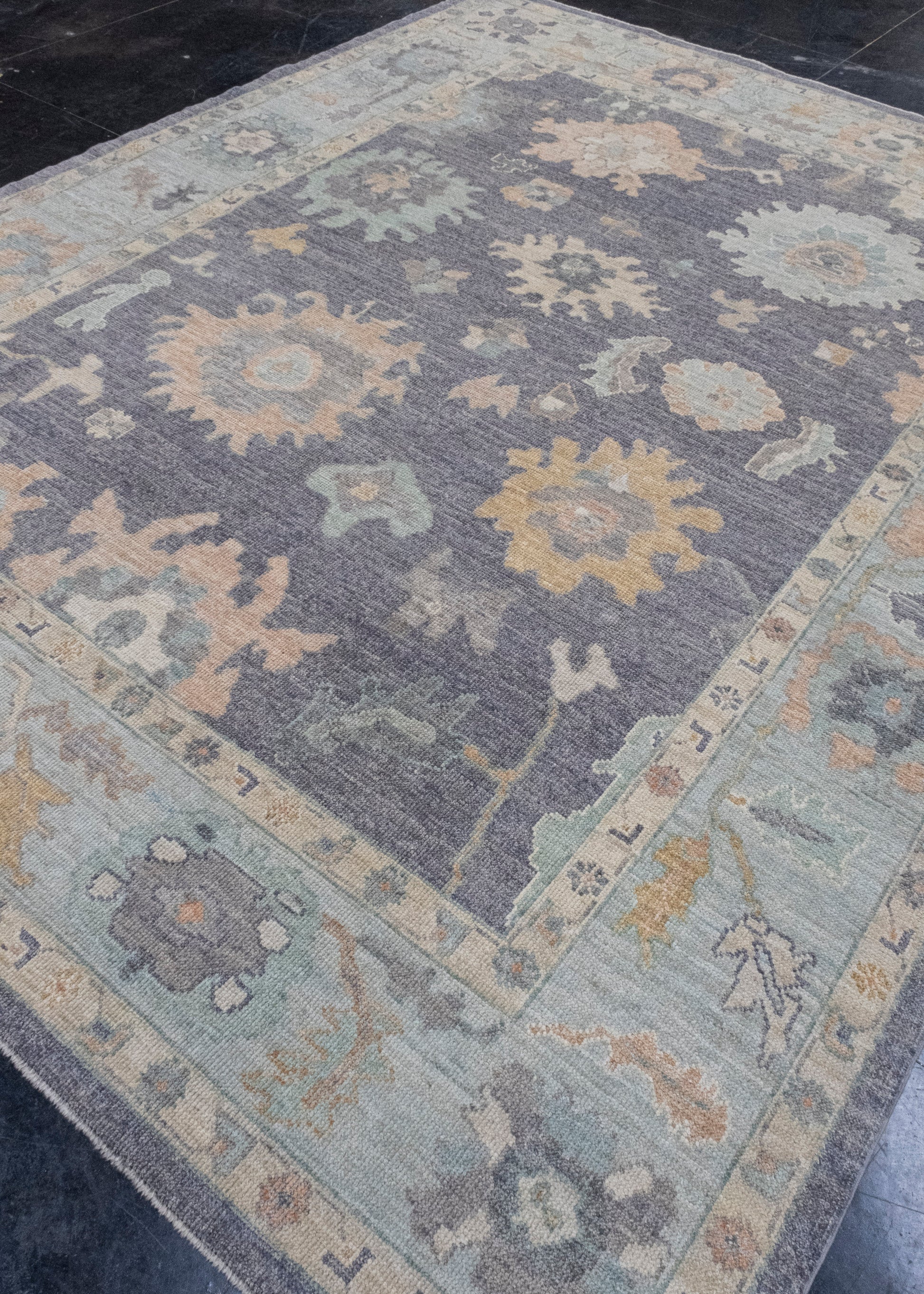Turkish Oushak Rug 8'5" x 10'5" #16547