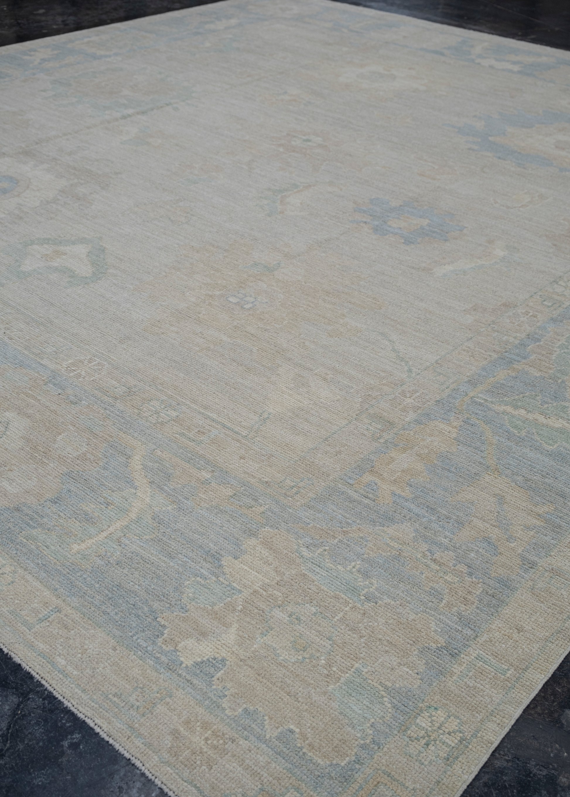 Square Turkish Oushak Rug 12' x 12'6" #11662