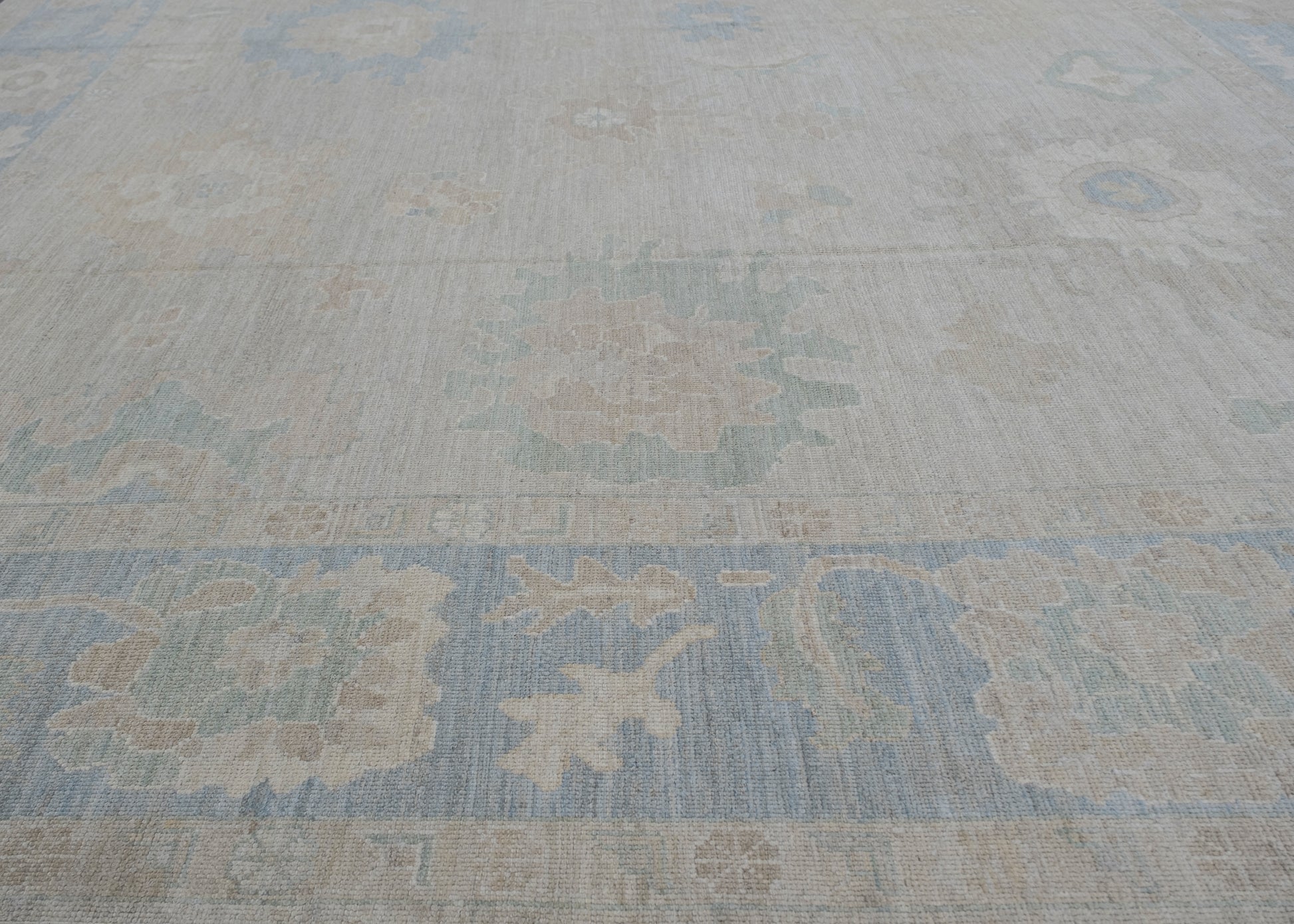 Square Turkish Oushak Rug 12' x 12'6" #11662