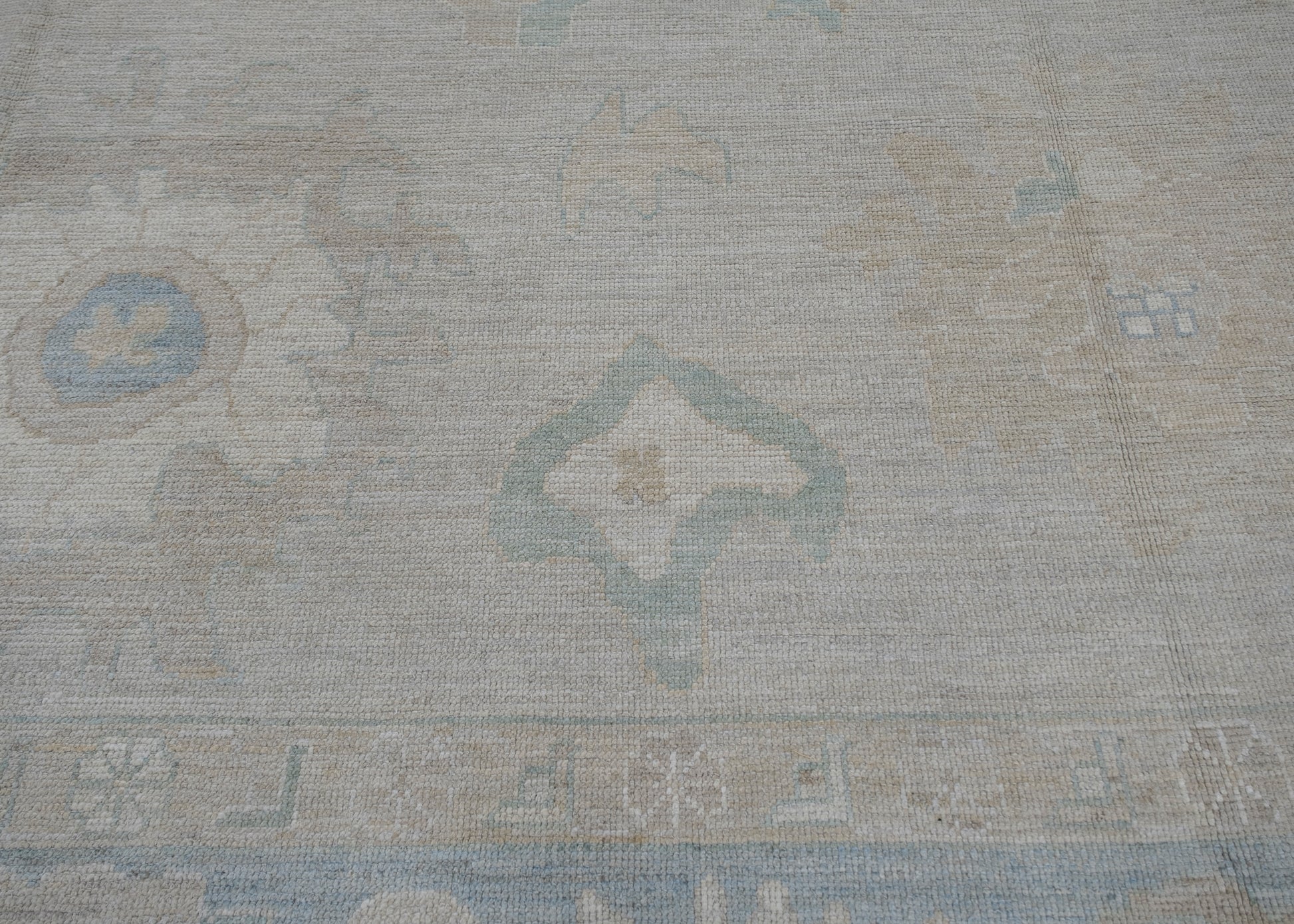 Square Turkish Oushak Rug 12' x 12'6" #11662