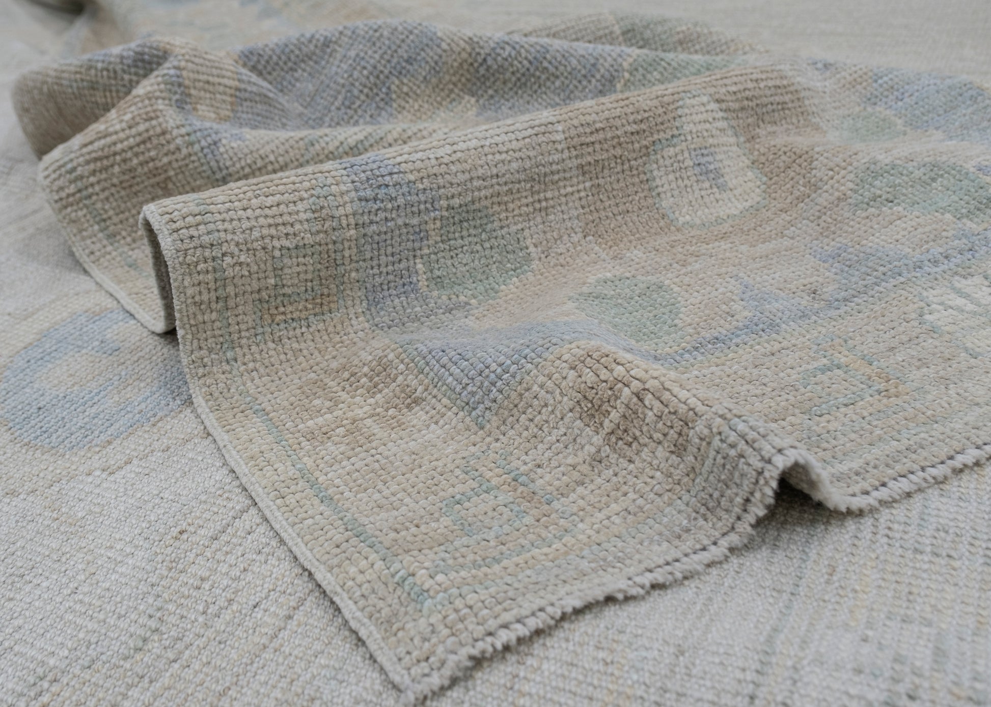 Square Turkish Oushak Rug 12' x 12'6" #11662