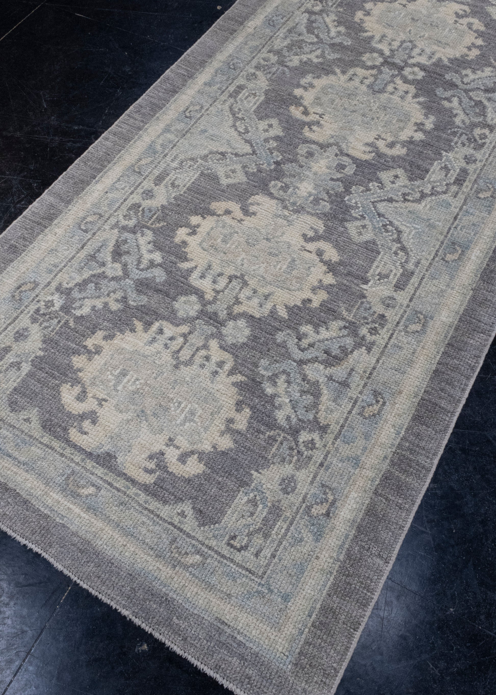 Turkish Oushak Runner Rug 3'1" x 13'9" #16223