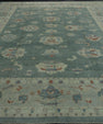 Turkish Oushak Rug 12'4" x 14'8" #17998