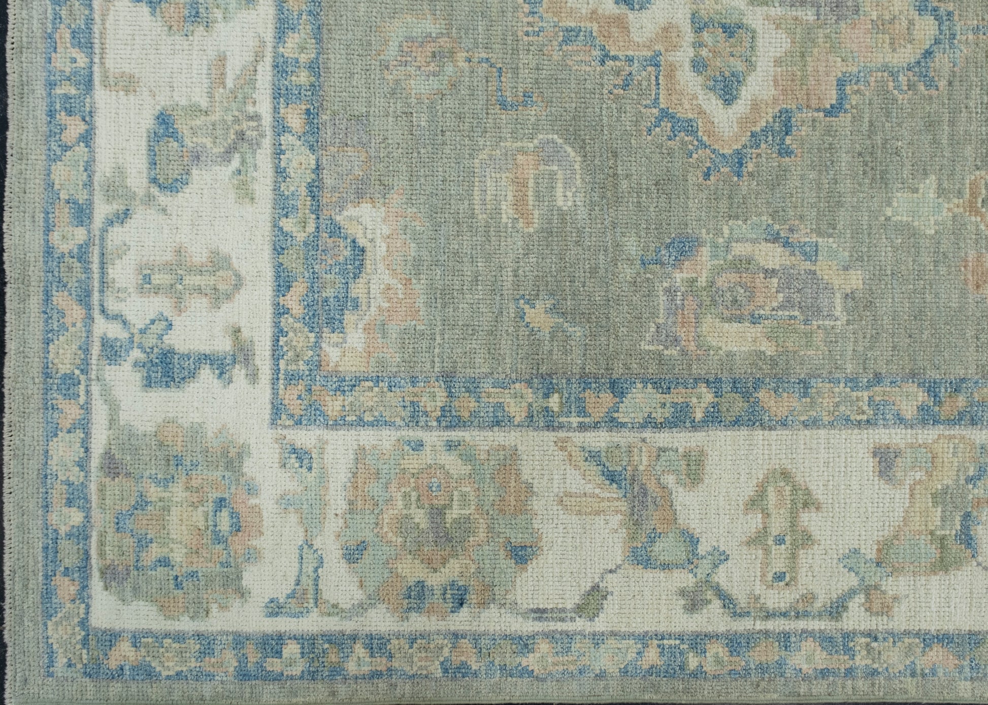 Turkish Oushak Rug 6'2" x 9' #17720