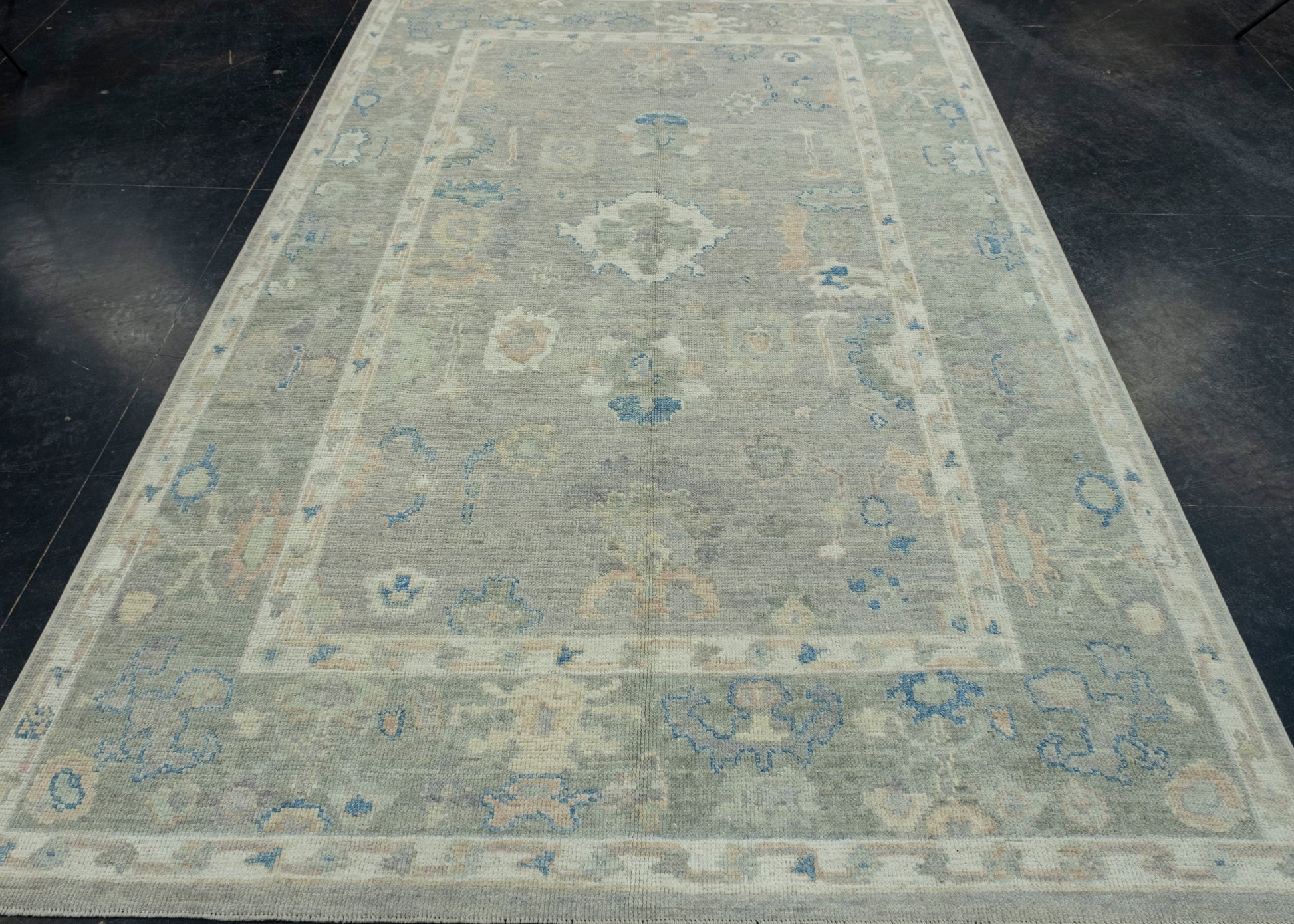 Turkish Oushak Rug 6' x 9'5" #17724