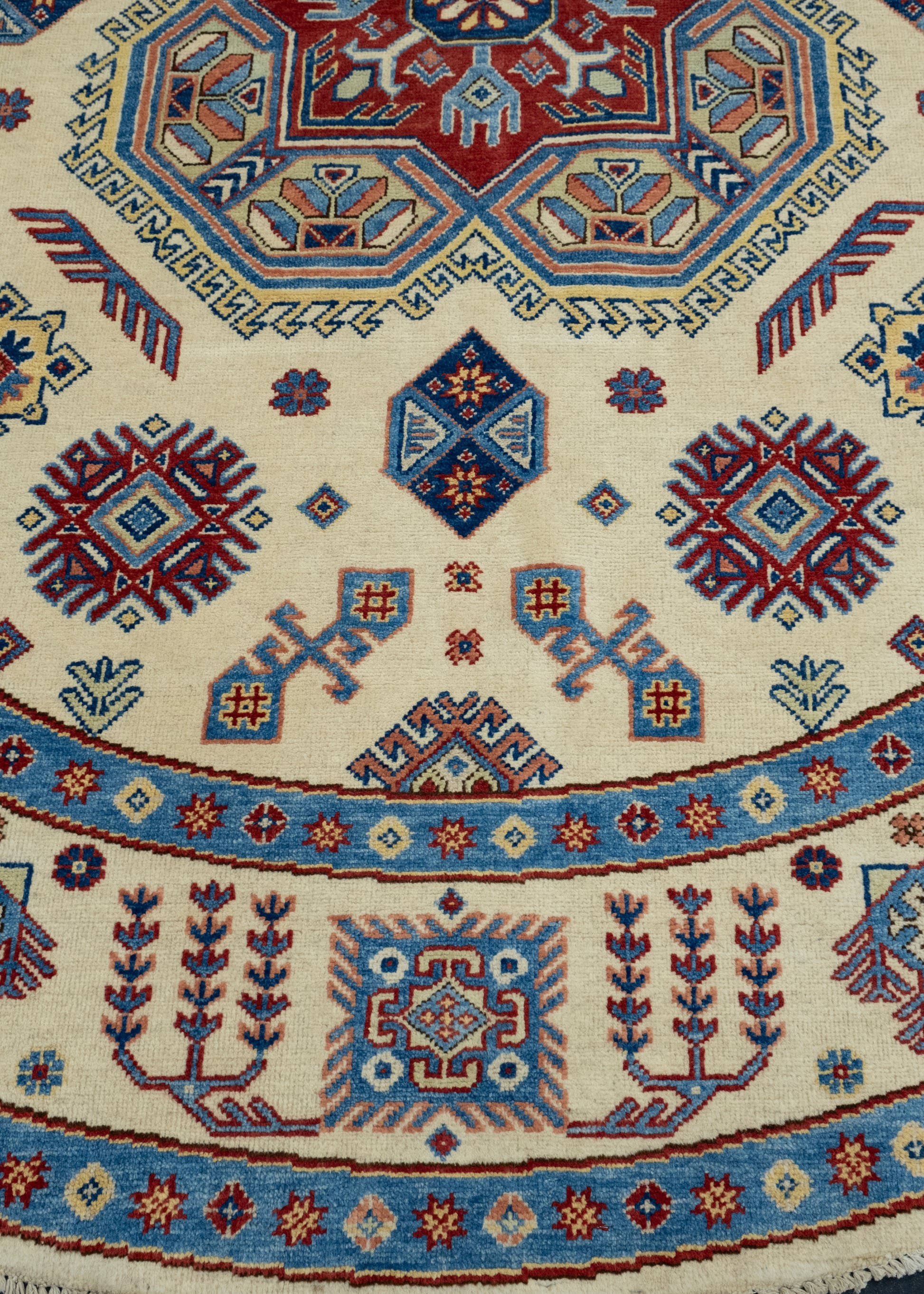 Oriental Hand Knotted Round Rug 8'4" x 8'2" #17100