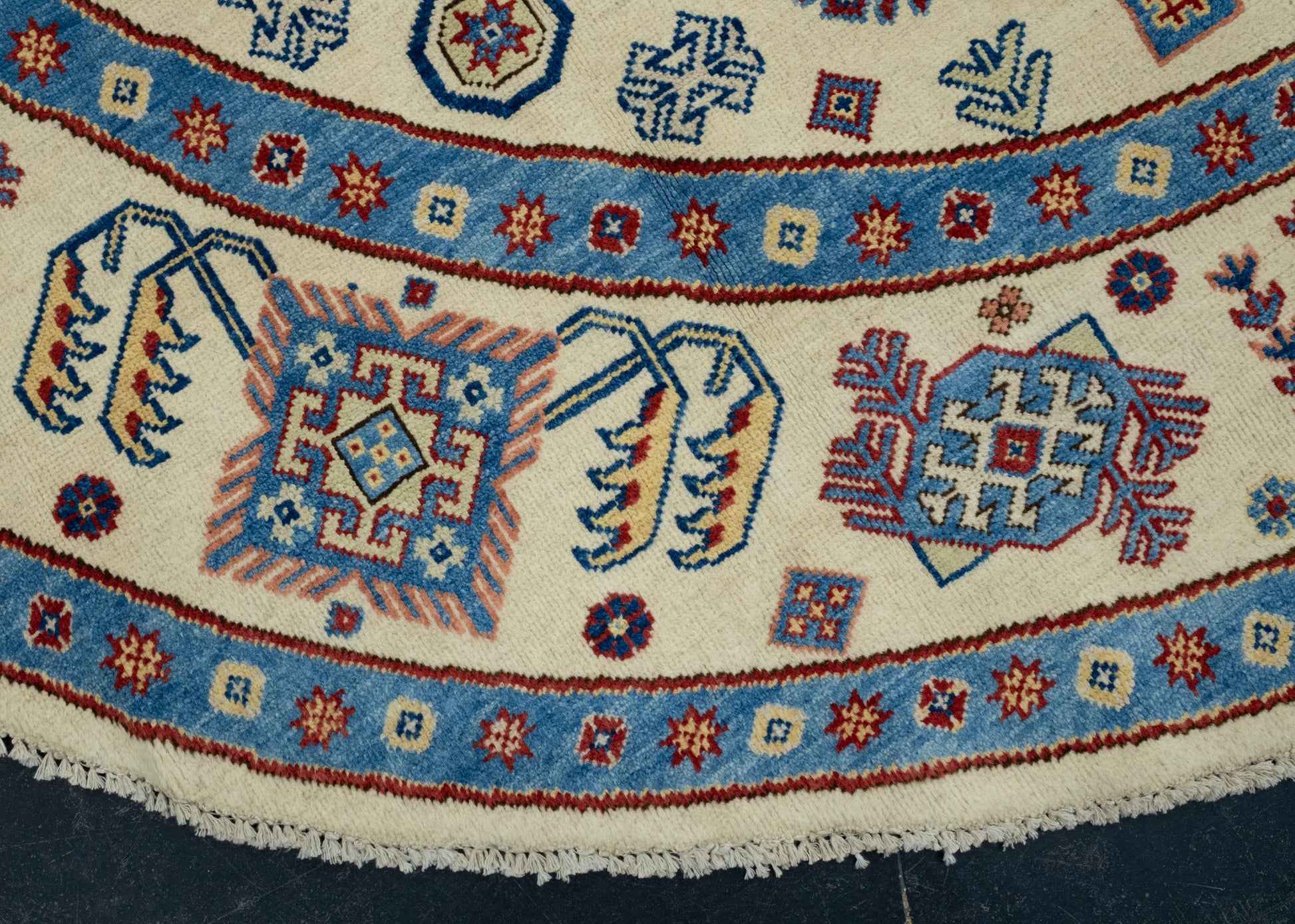 Oriental Hand Knotted Round Rug 8'4" x 8'2" #17100