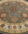 Oriental Hand Knotted Round Rug 9' x 9'1" #17102
