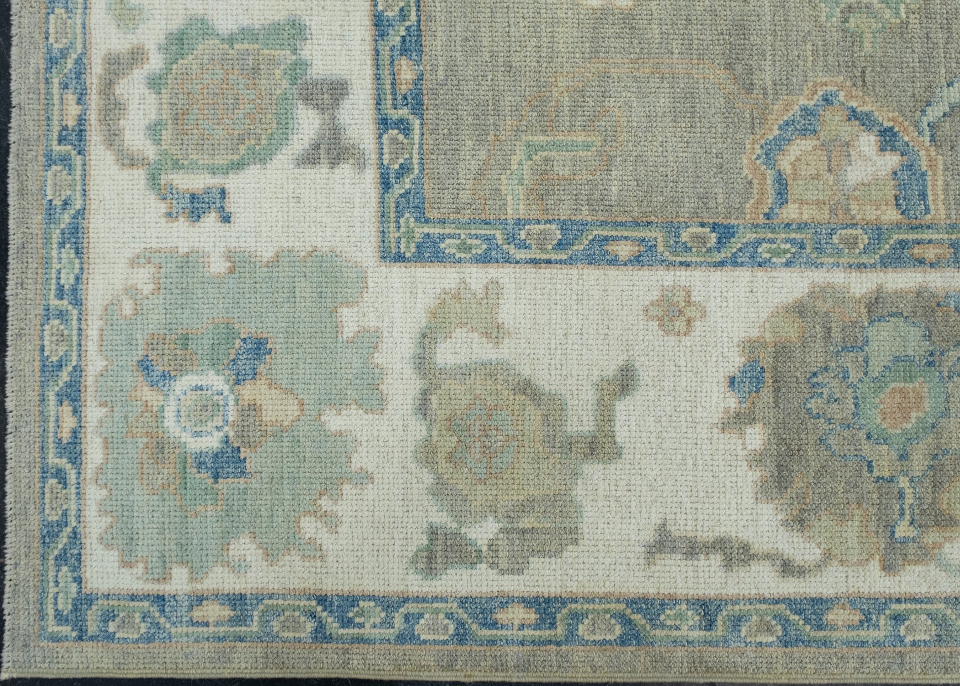 Turkish Oushak Rug 6'3" x 9'2" #17860