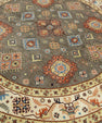 Oriental Hand Knotted Round Rug 9' x 9'1" #17102