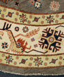 Oriental Hand Knotted Round Rug 9' x 9'1" #17102