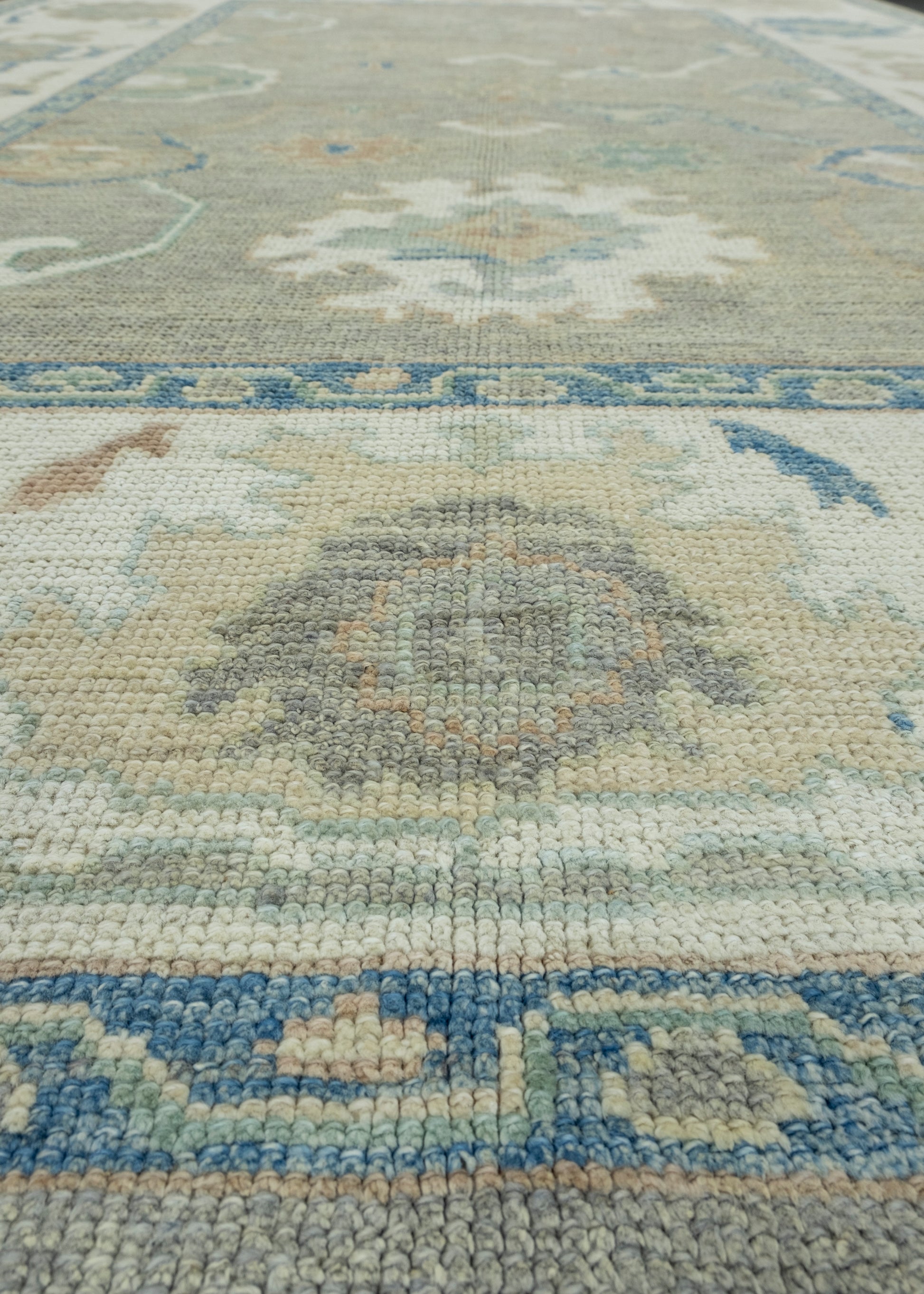 Turkish Oushak Rug 6'3" x 9'2" #17860
