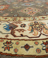 Oriental Hand Knotted Round Rug 9' x 9'1" #17102