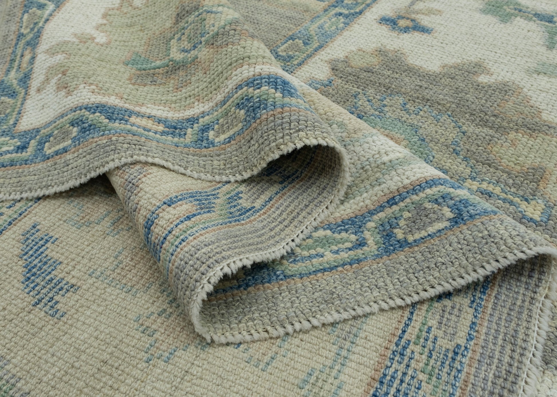 Turkish Oushak Rug 6'3" x 9'2" #17860