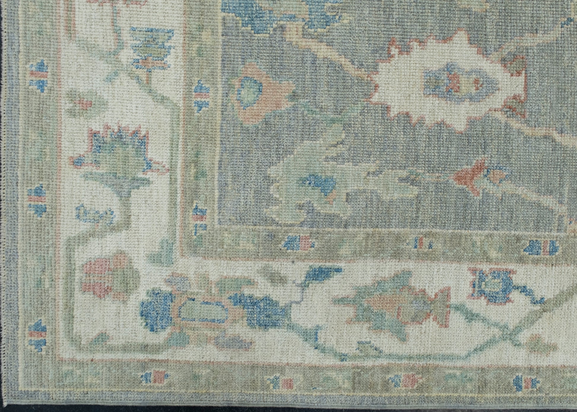 Turkish Oushak Rug 6'1" x 8'10" #17951