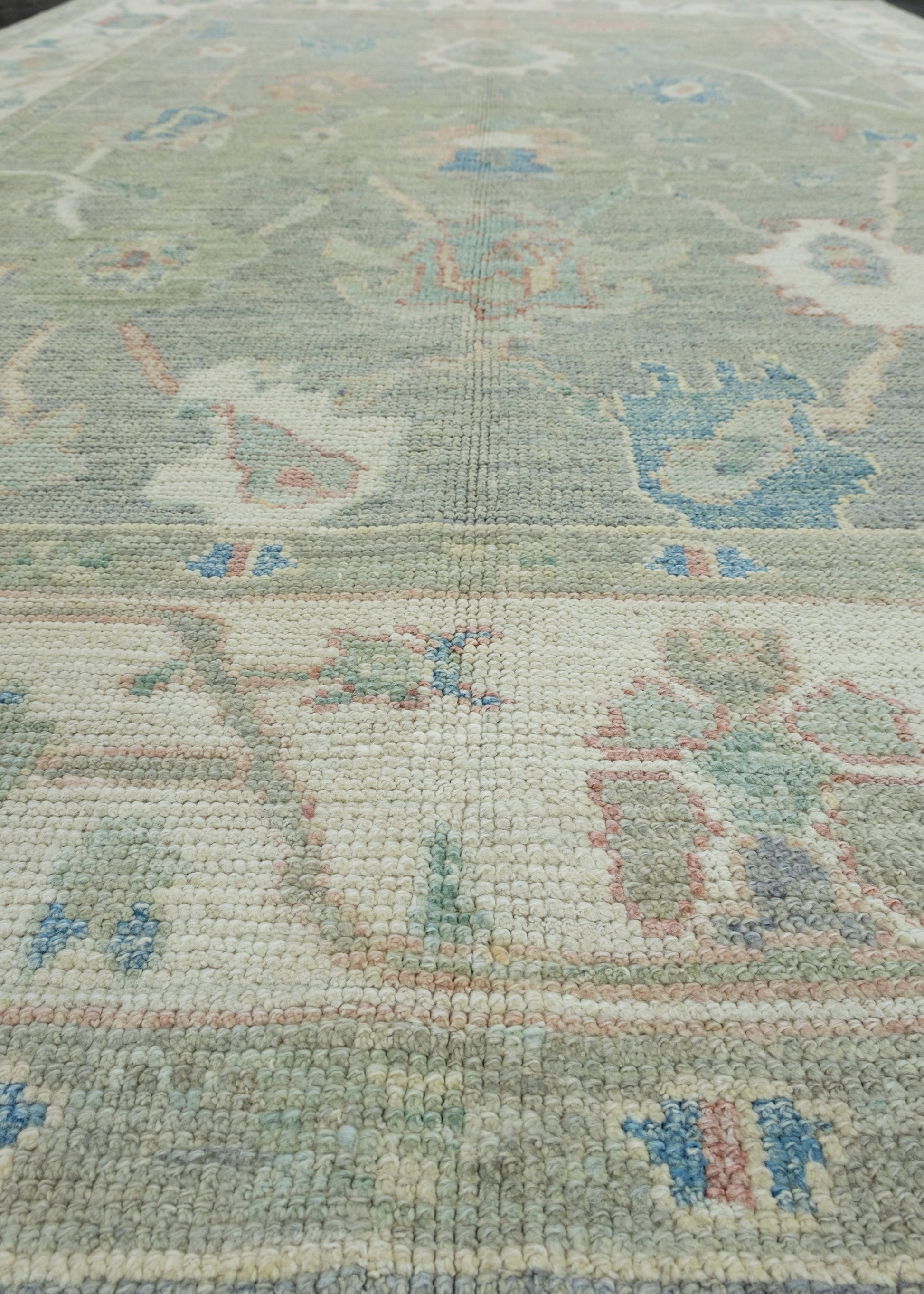 Turkish Oushak Rug 6'1" x 8'10" #17951