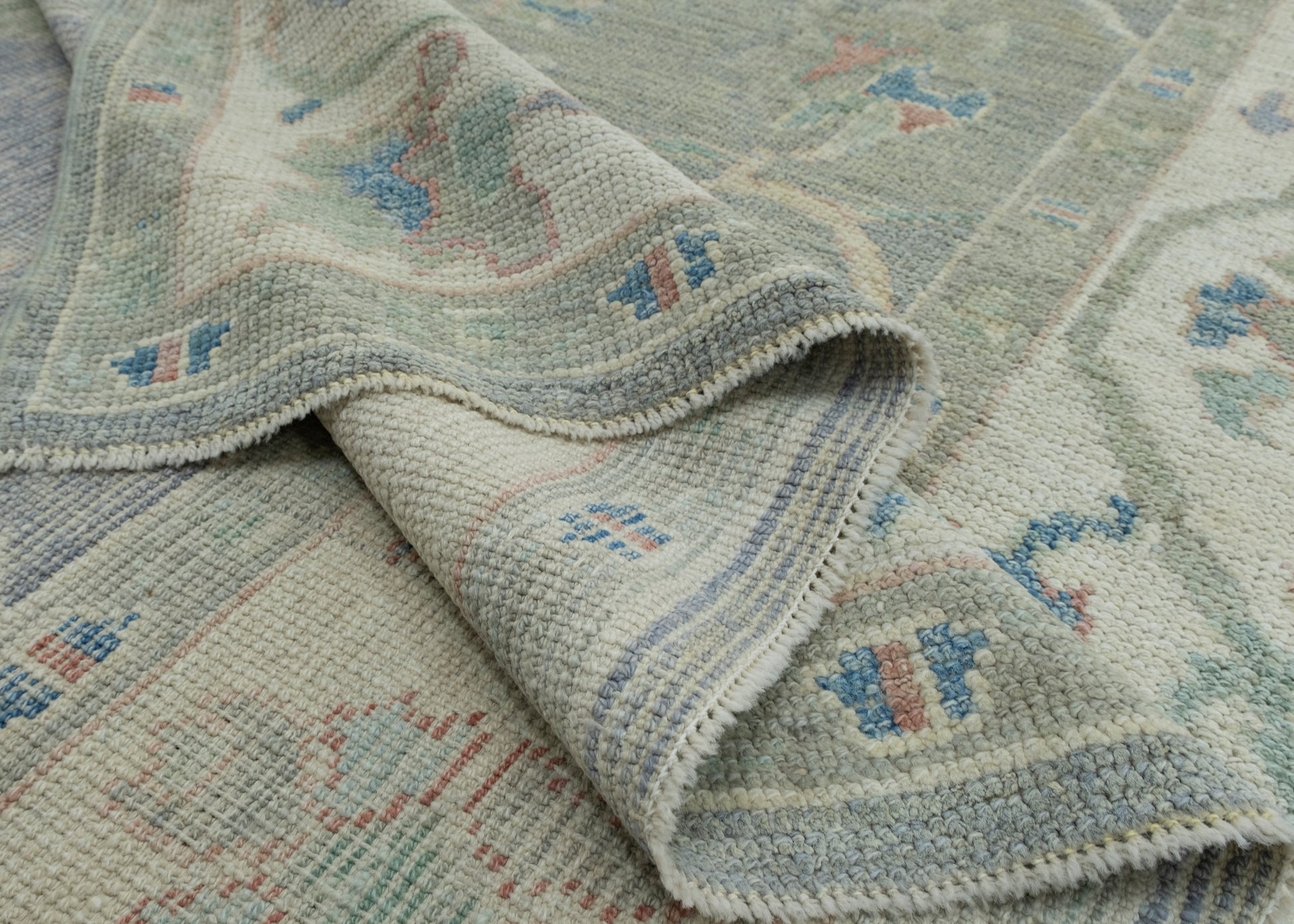 Turkish Oushak Rug 6'1" x 8'10" #17951