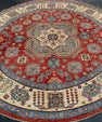 Oriental Hand Knotted Round Rug 7'10" x 7'11" #17998