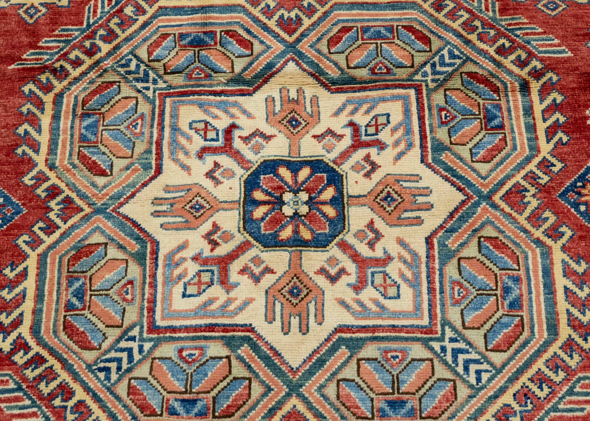 Oriental Hand Knotted Round Rug 7'10" x 7'11" #17998