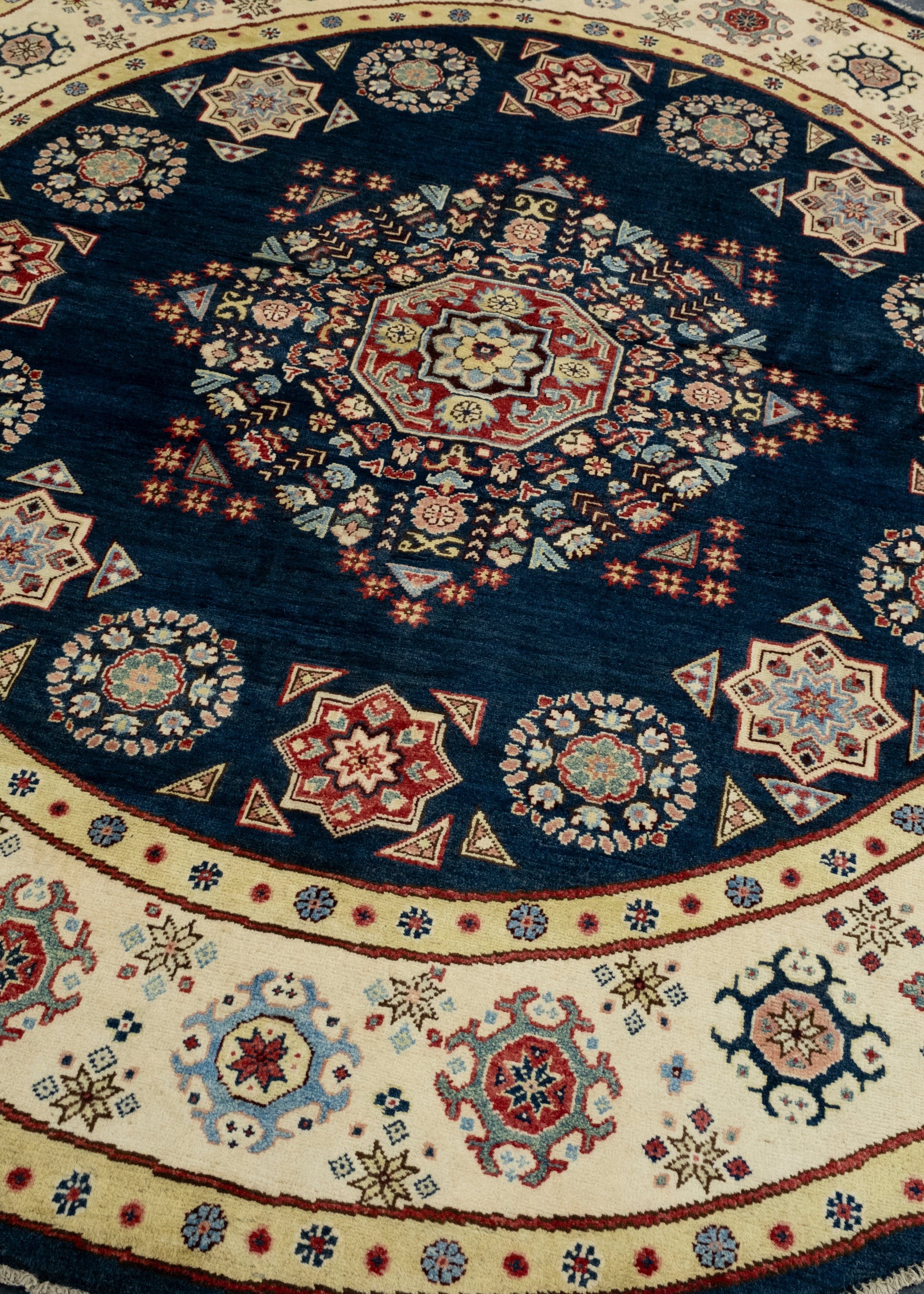 Oriental Hand Knotted Round Rug 8' x 8' #17101