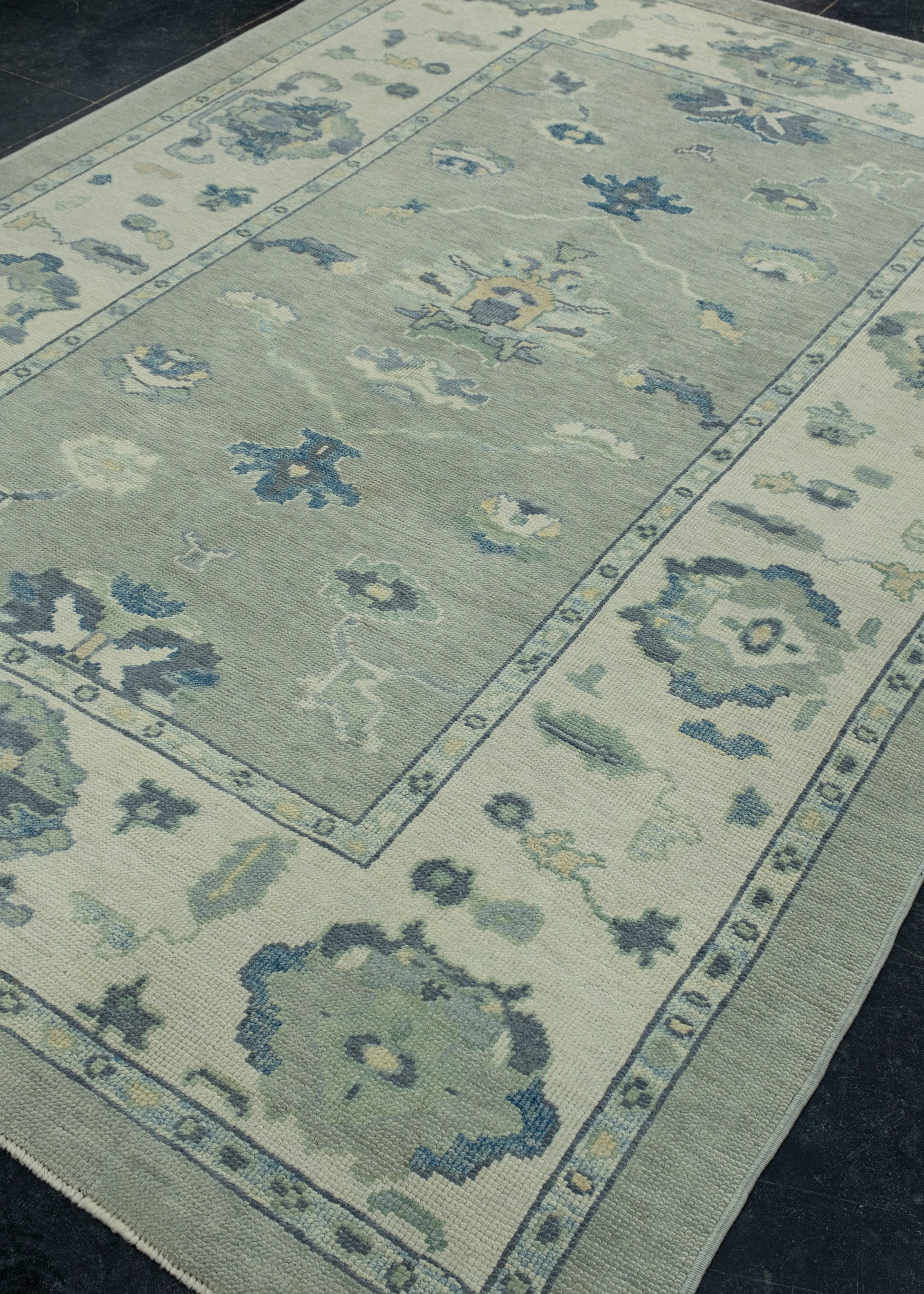 Turkish Oushak Rug 6'3" x 8'10" #17640