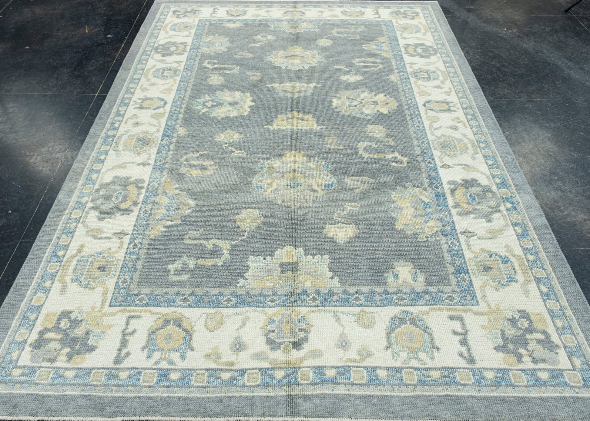 Turkish Oushak Rug 6'1" x 8'6" #17106