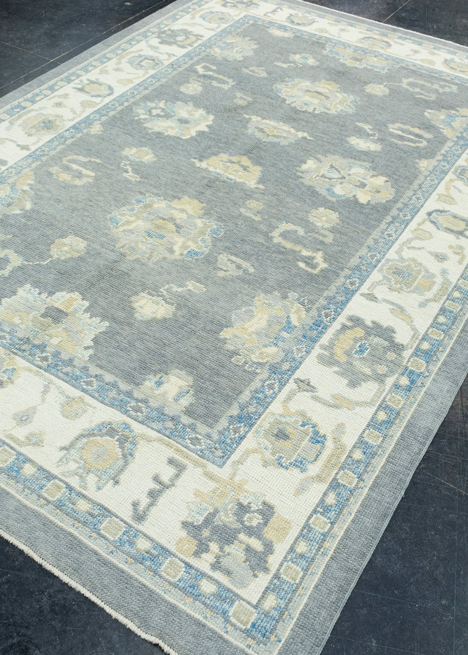 Turkish Oushak Rug 6'1" x 8'6" #17106