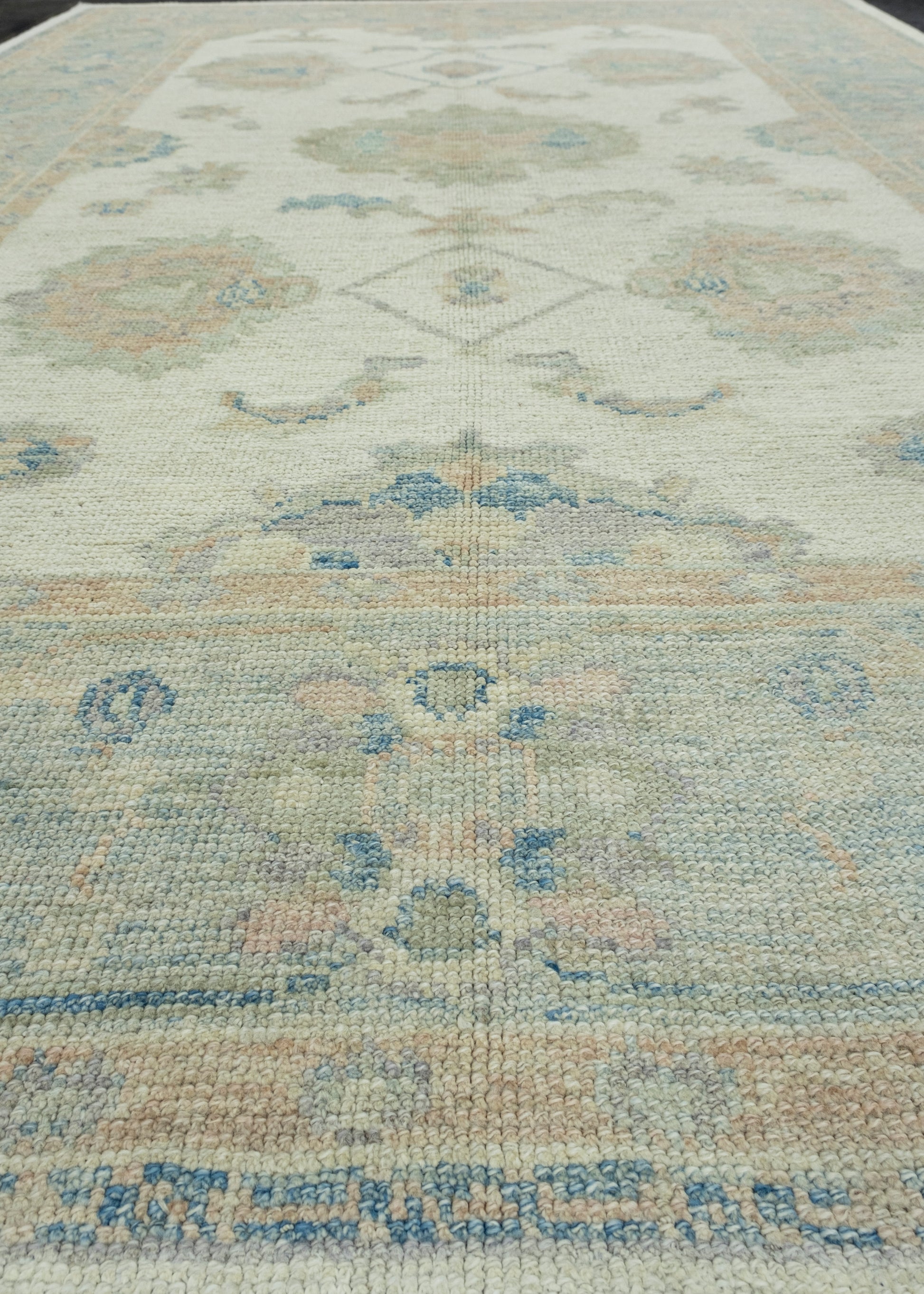 Turkish Oushak Rug 6'4" x 9'2" #17760