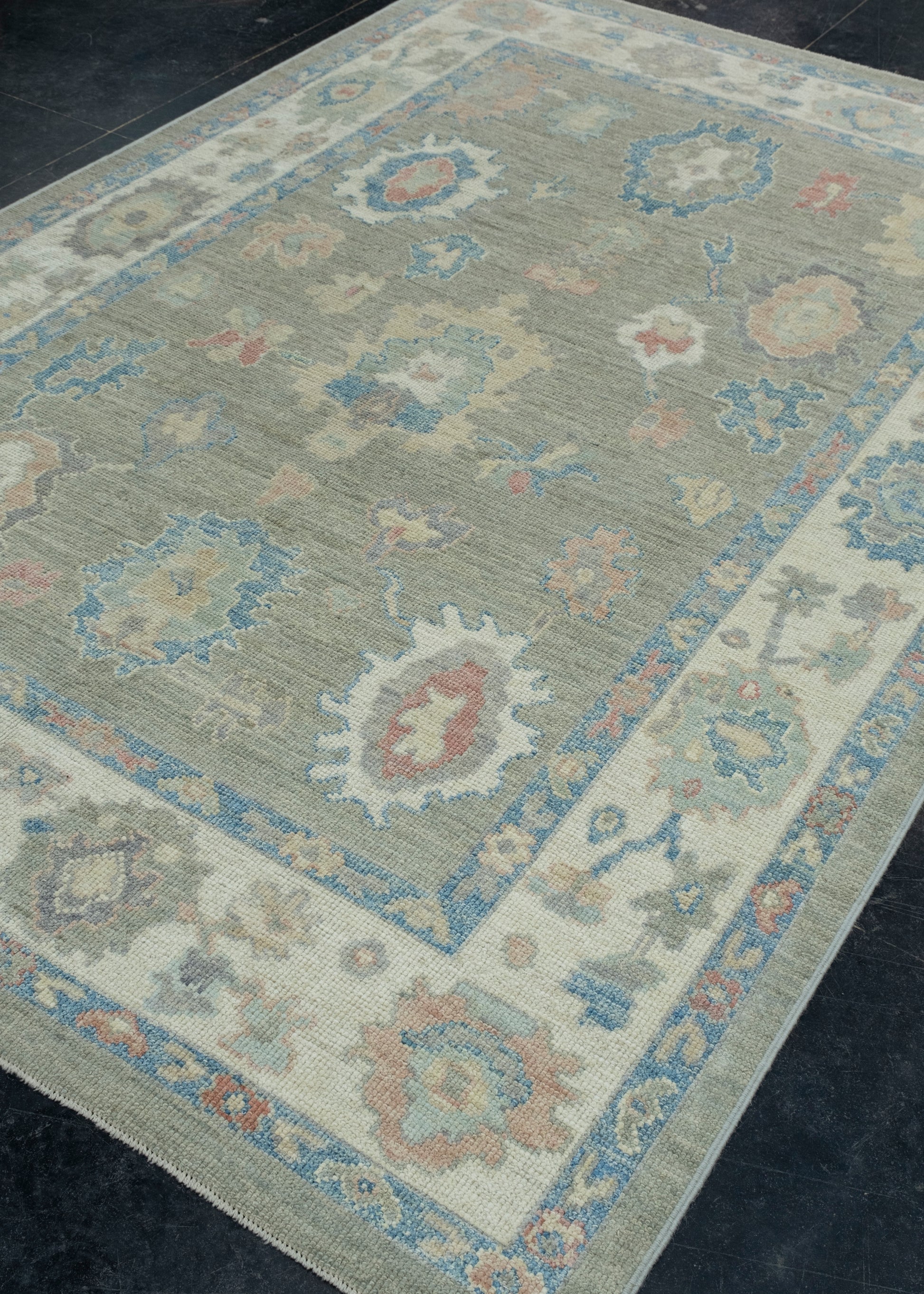 Turkish Oushak Rug 6' x 8'11" #17868