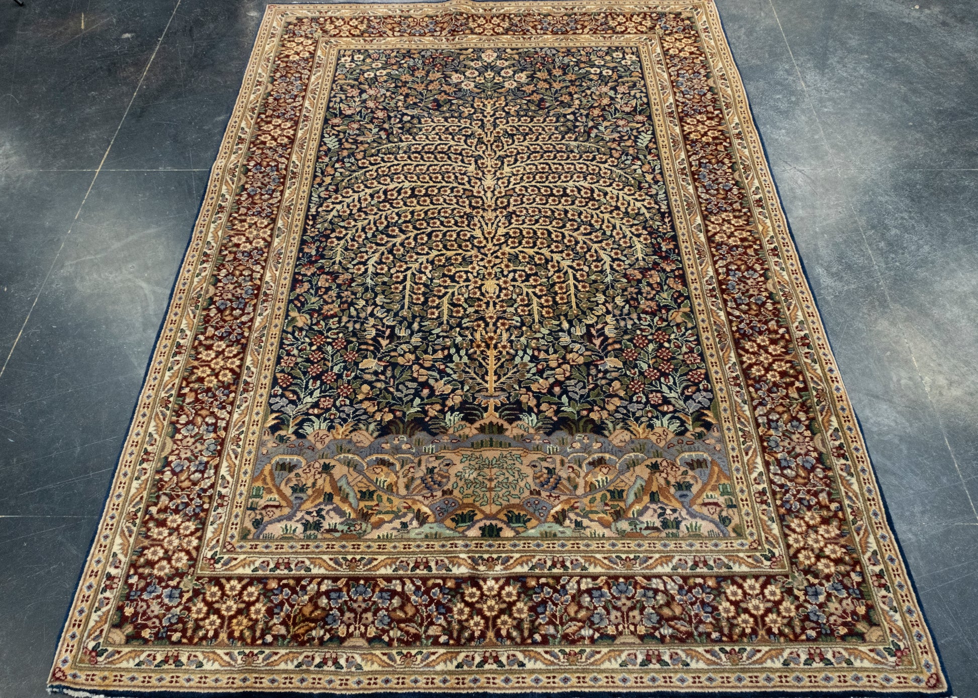 Turkish Oushak Rug 4'6" x 6'6" #17468