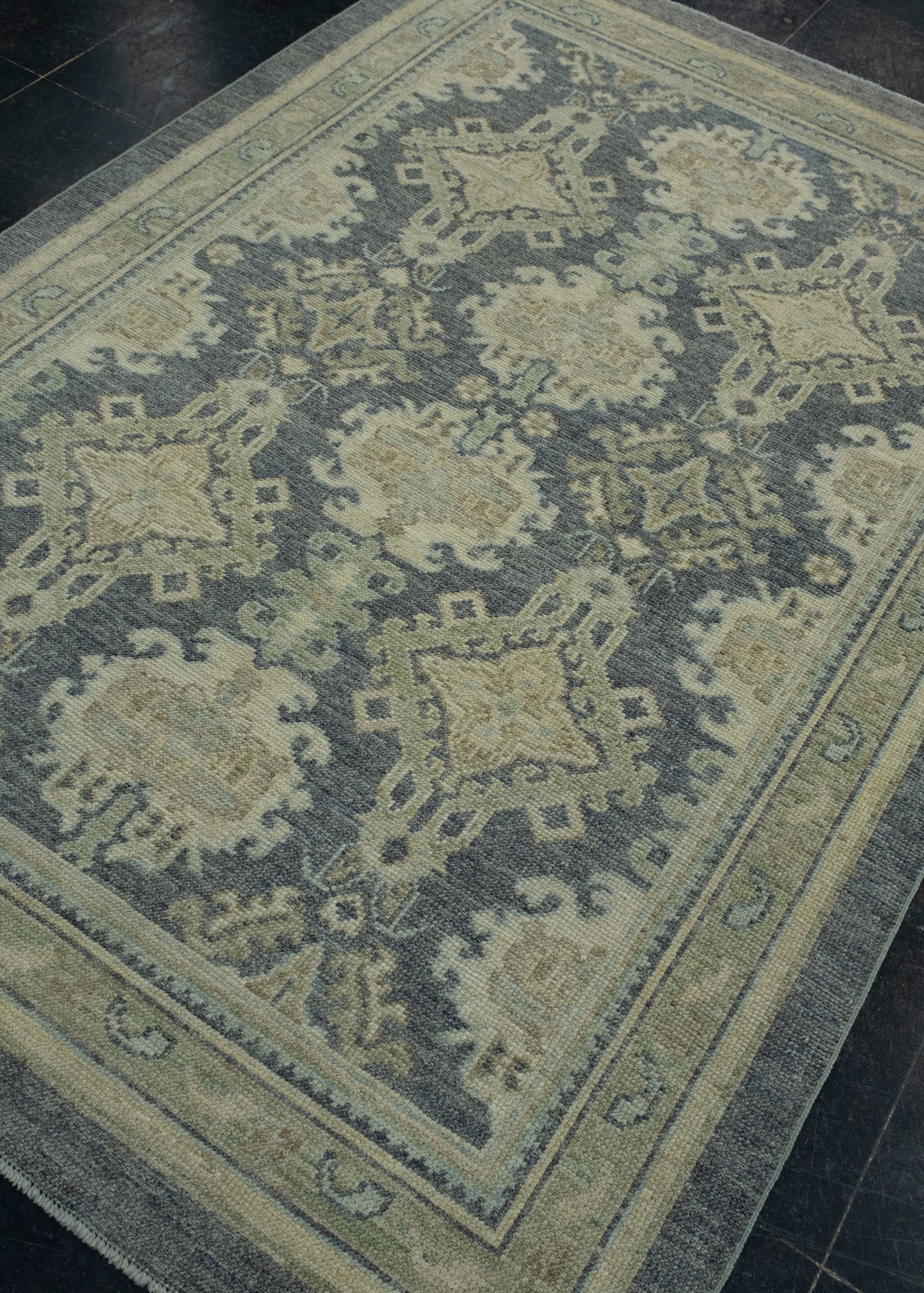 Turkish Oushak Rug 4'11" x 7'1" #17247