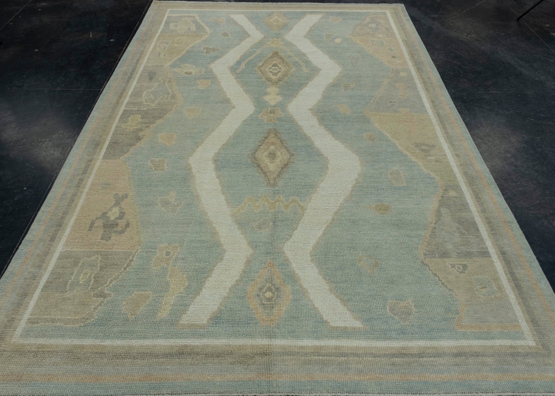 Turkish Oushak Rug 6'3" x 9'4" #17019