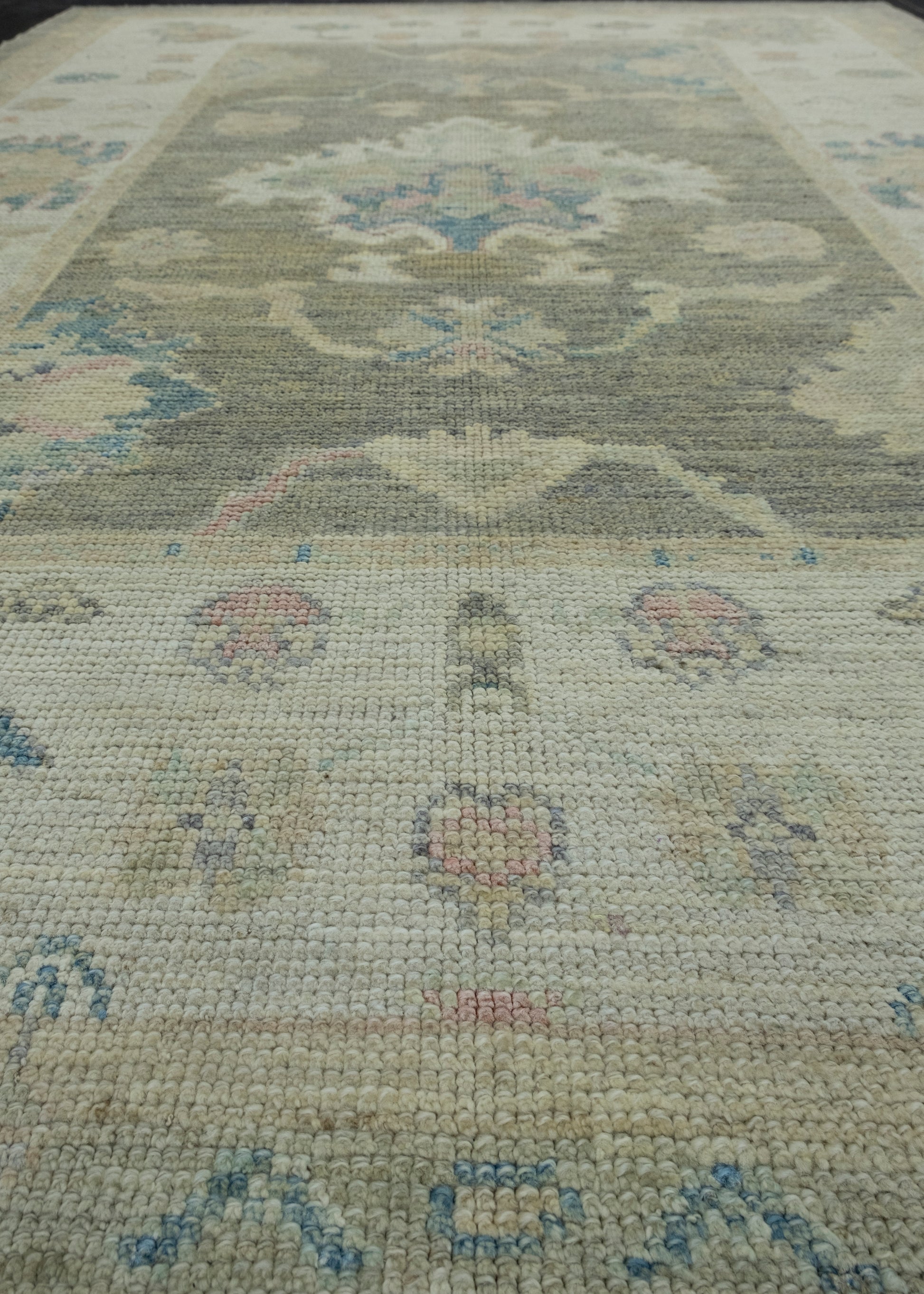 Turkish Oushak Rug 5'1" x 7'1" #17935