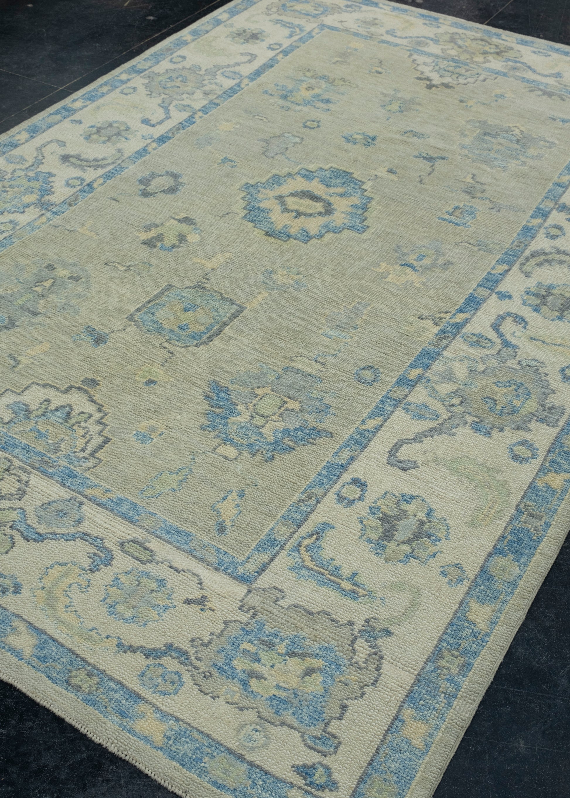 Turkish Oushak Rug 6'2" x 9'1" #17110