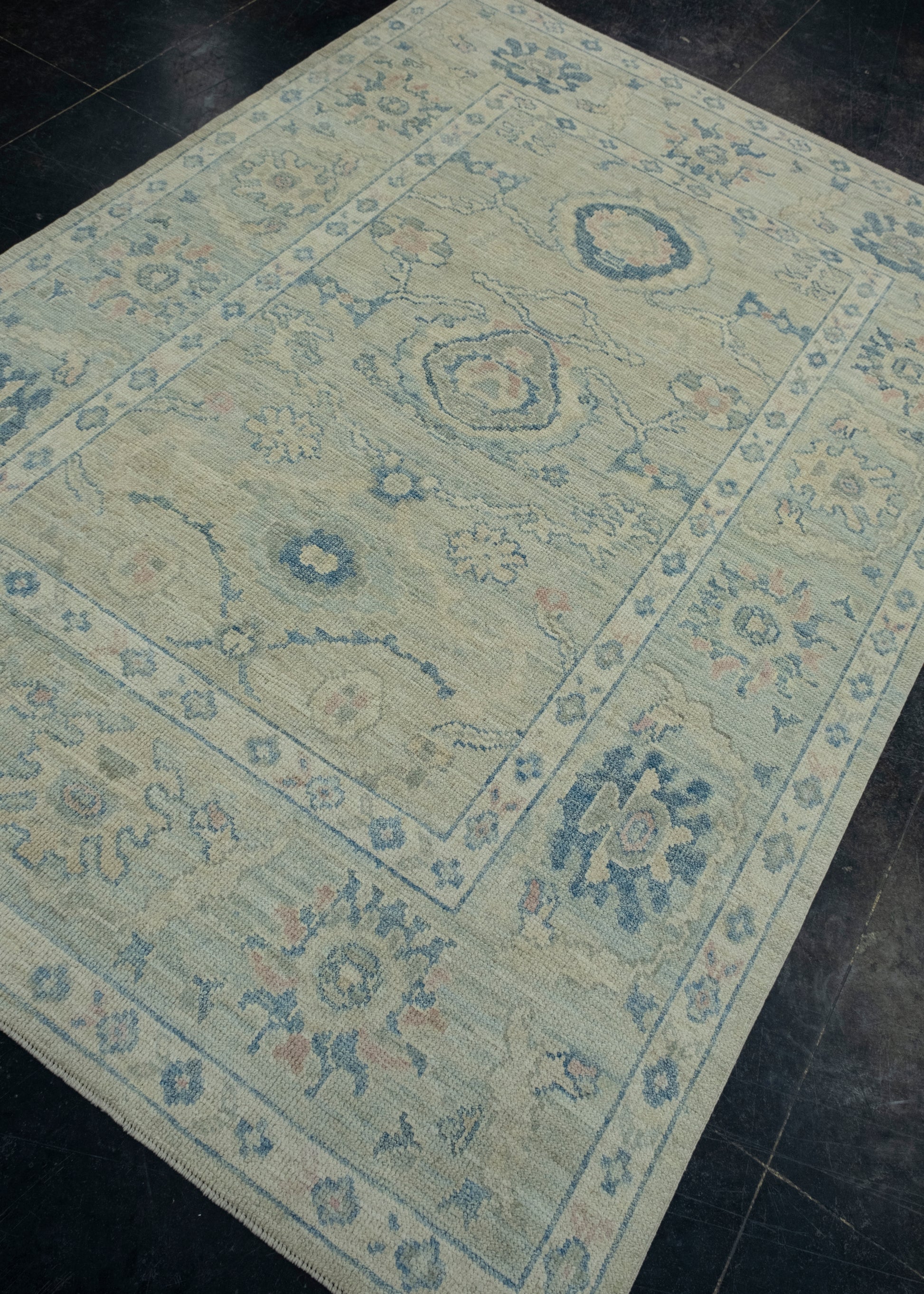 Turkish Oushak Rug 5'1" x 7' #17833