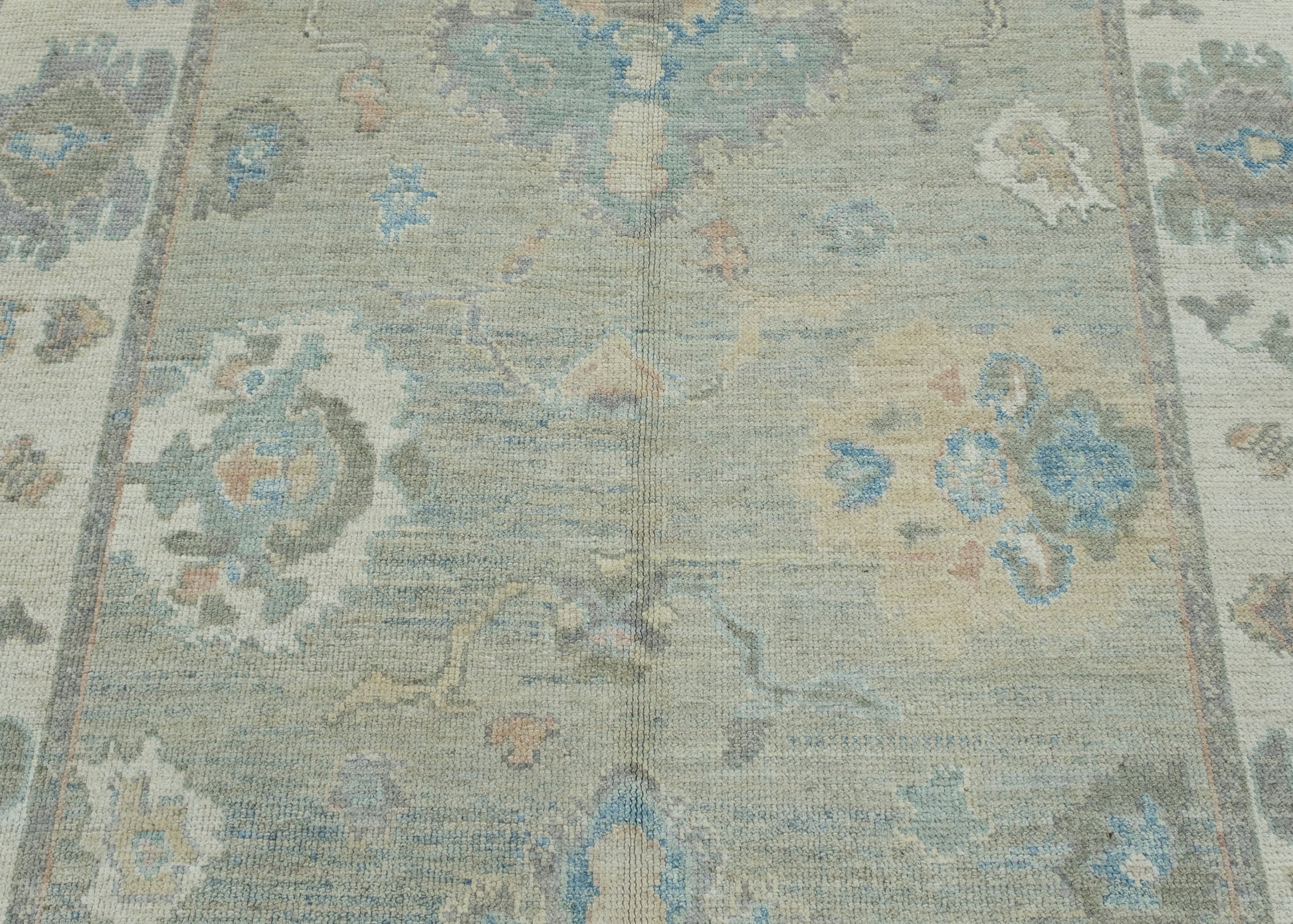 Turkish Oushak Rug 6'3" x 9'3" #17886