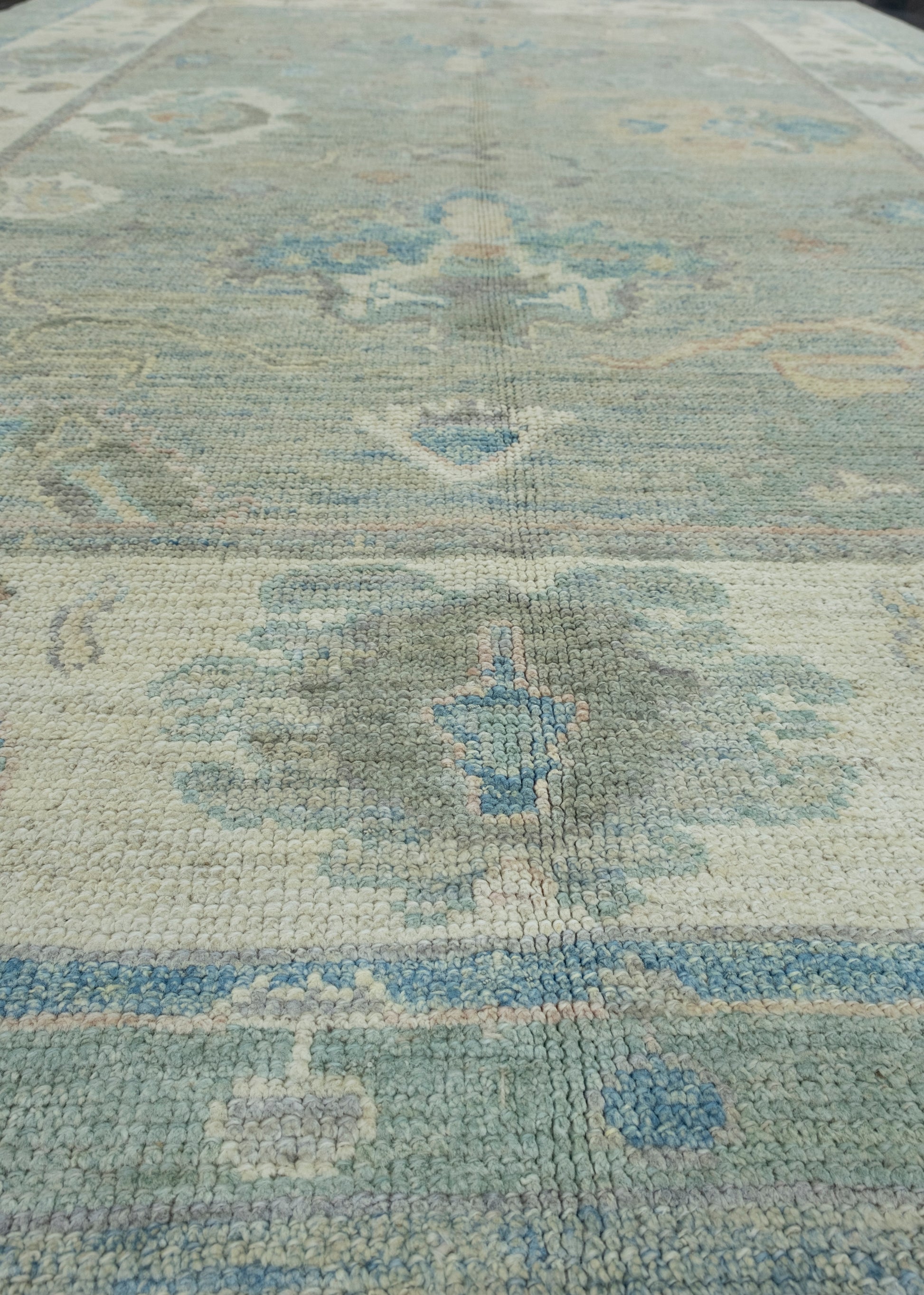 Turkish Oushak Rug 6'3" x 9'3" #17886