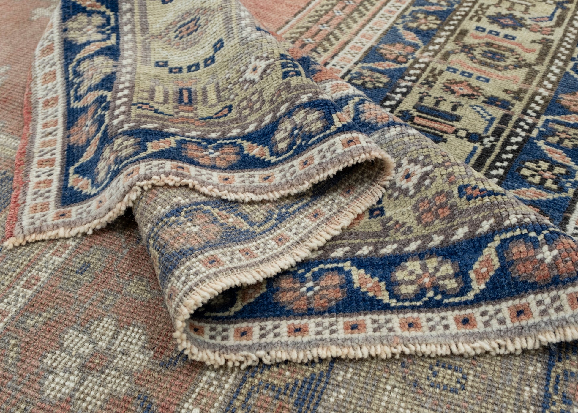 Turkish Vintage Rug 5'7" x 9' #17100