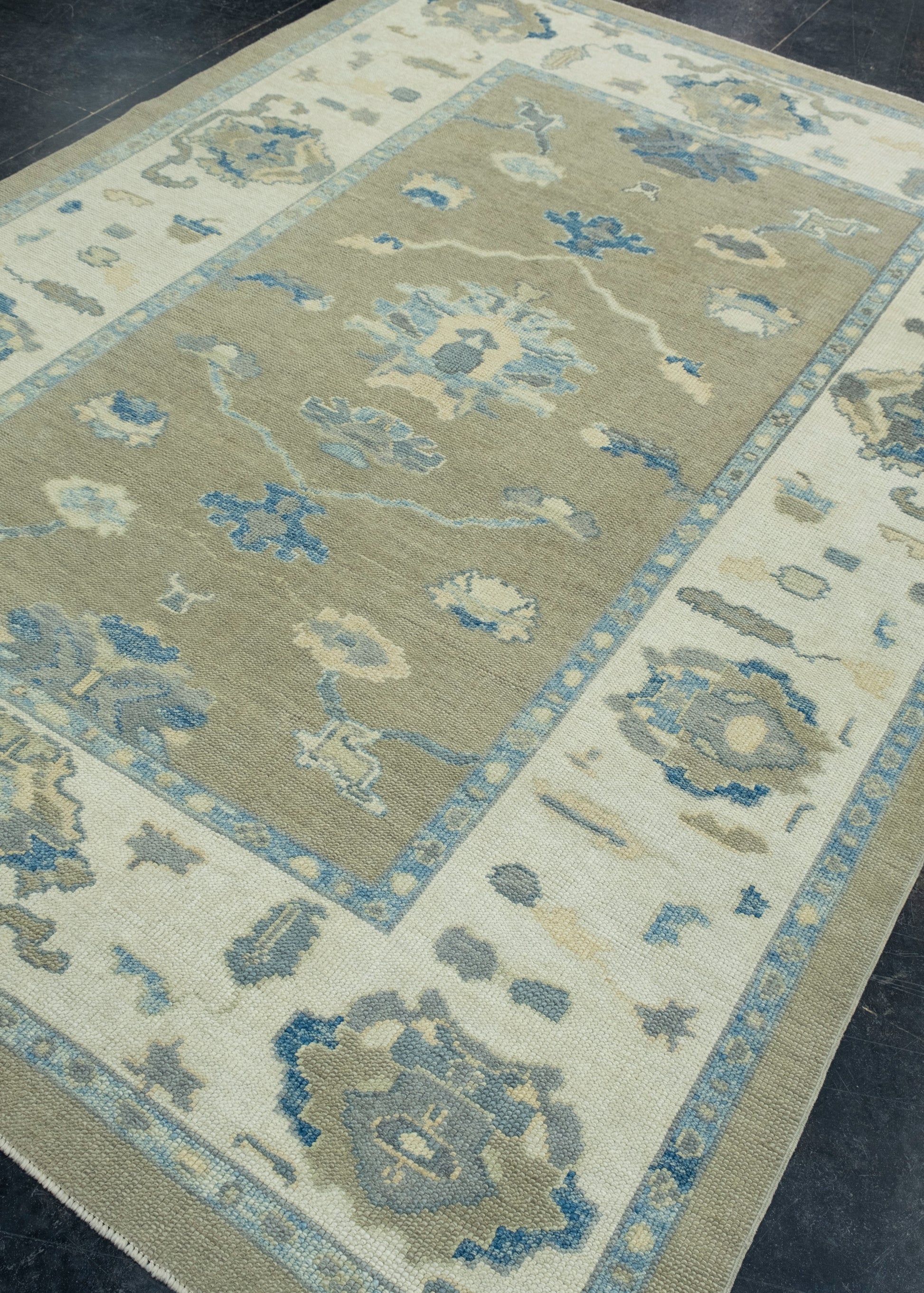 Turkish Oushak Rug 6'2" x 8'7" #17038