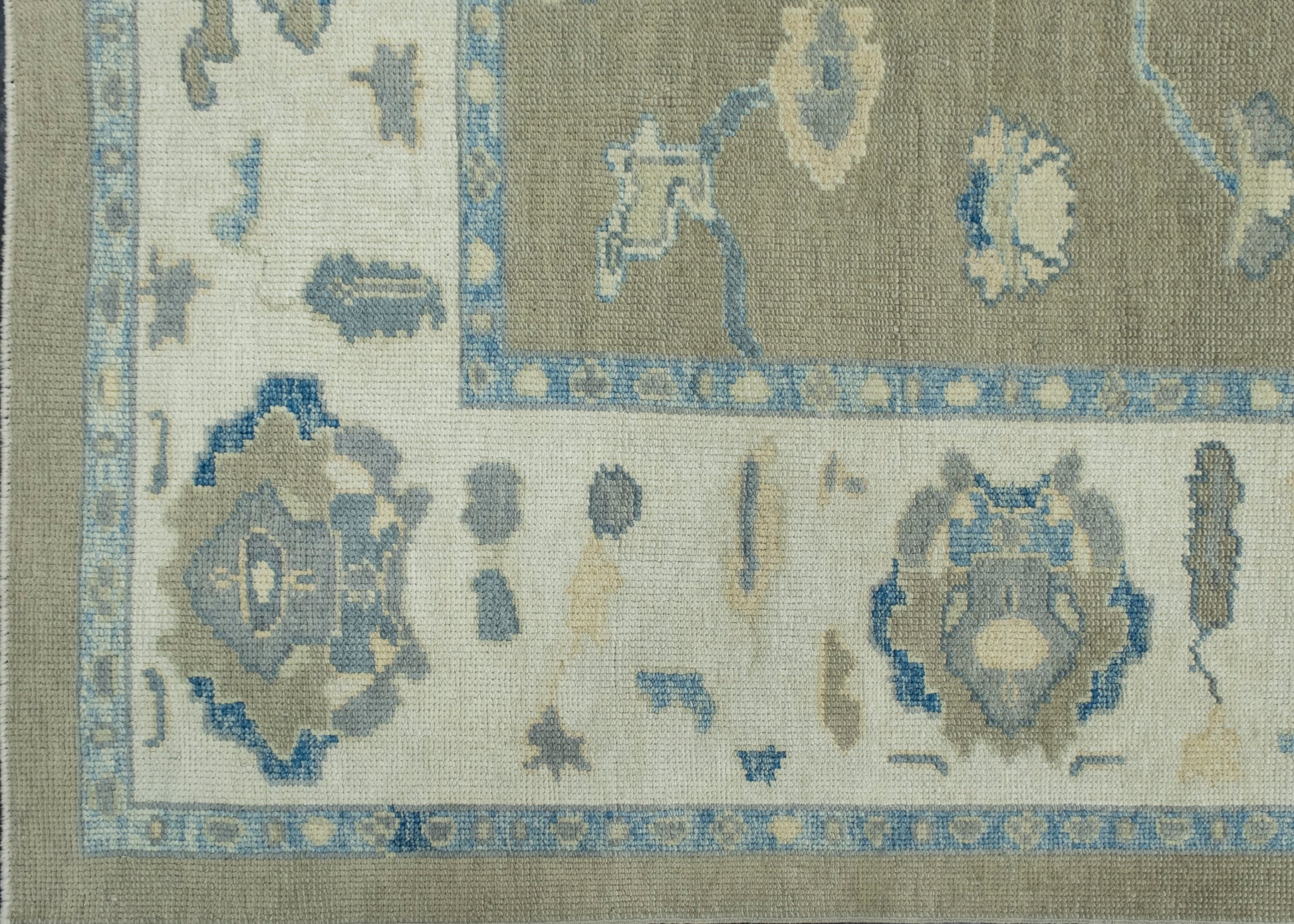 Turkish Oushak Rug 6'2" x 8'7" #17038