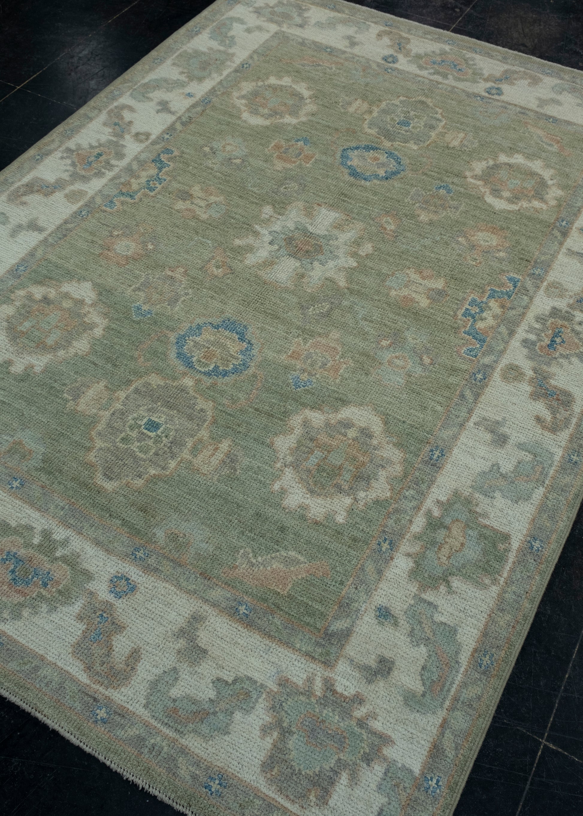 Turkish Oushak Rug 5' x 7' #17957